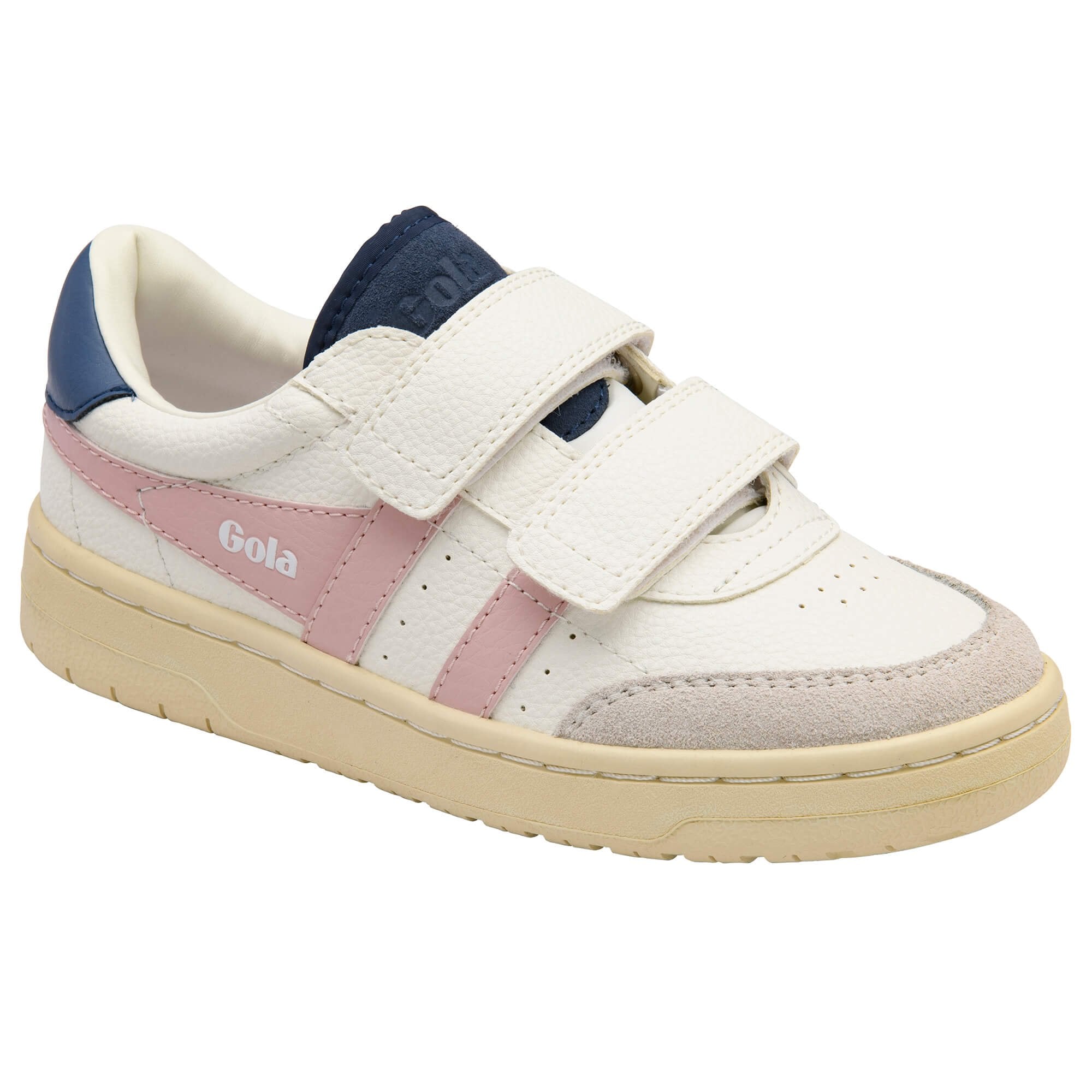 gola-falcon-strap-sneaker-f-r-kinder-wei-kreiderosa image 2