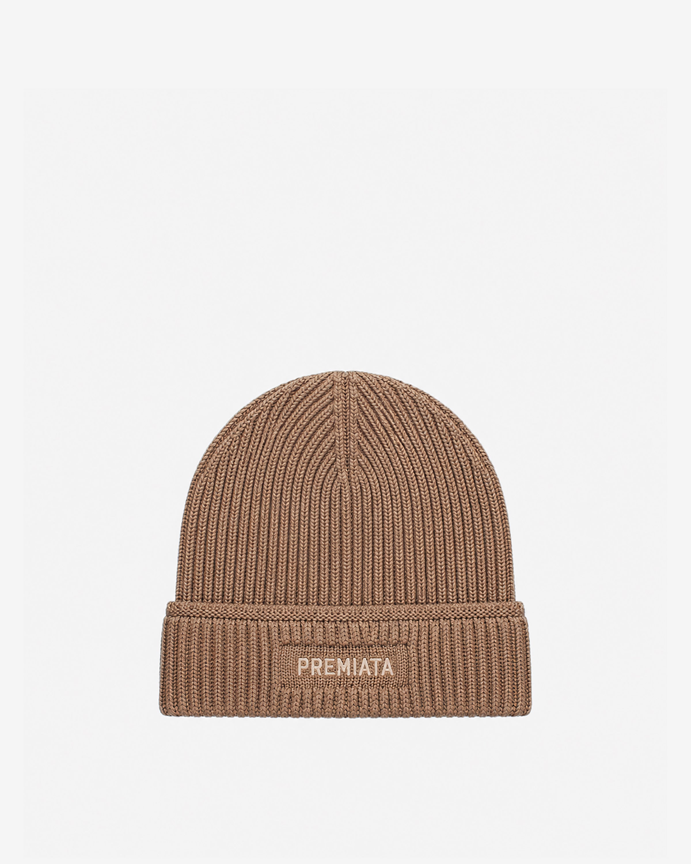 premiata-berretto-m-tze-merino-englischstrick-mit-logo-stick image 1