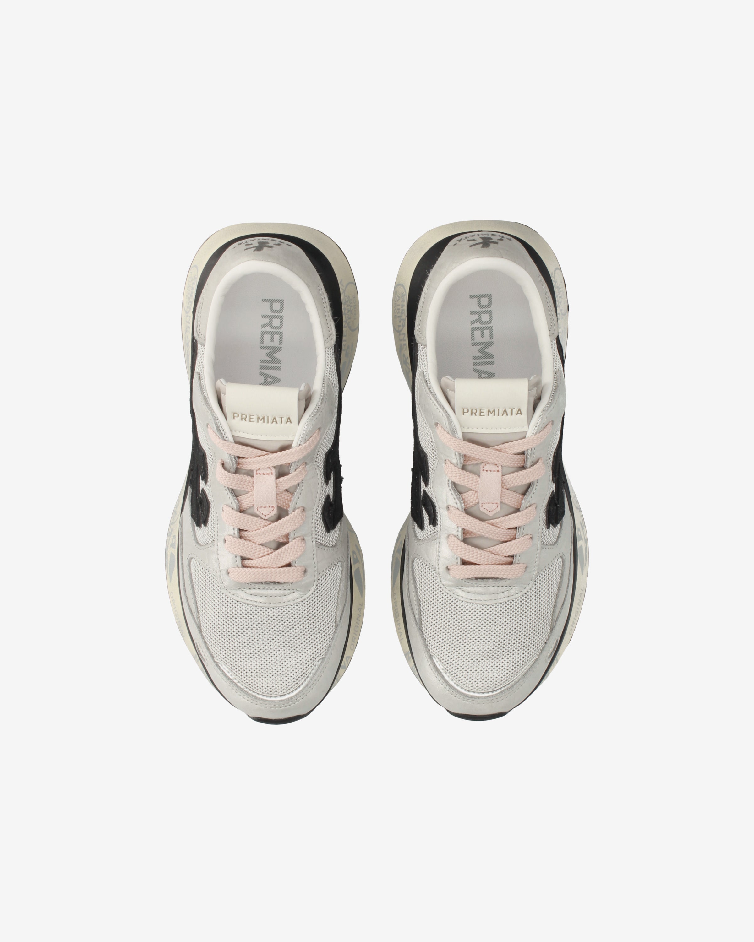 premiata-lauryn-8533-sneaker-damen-hell-mit-shearling-und-logo image 6