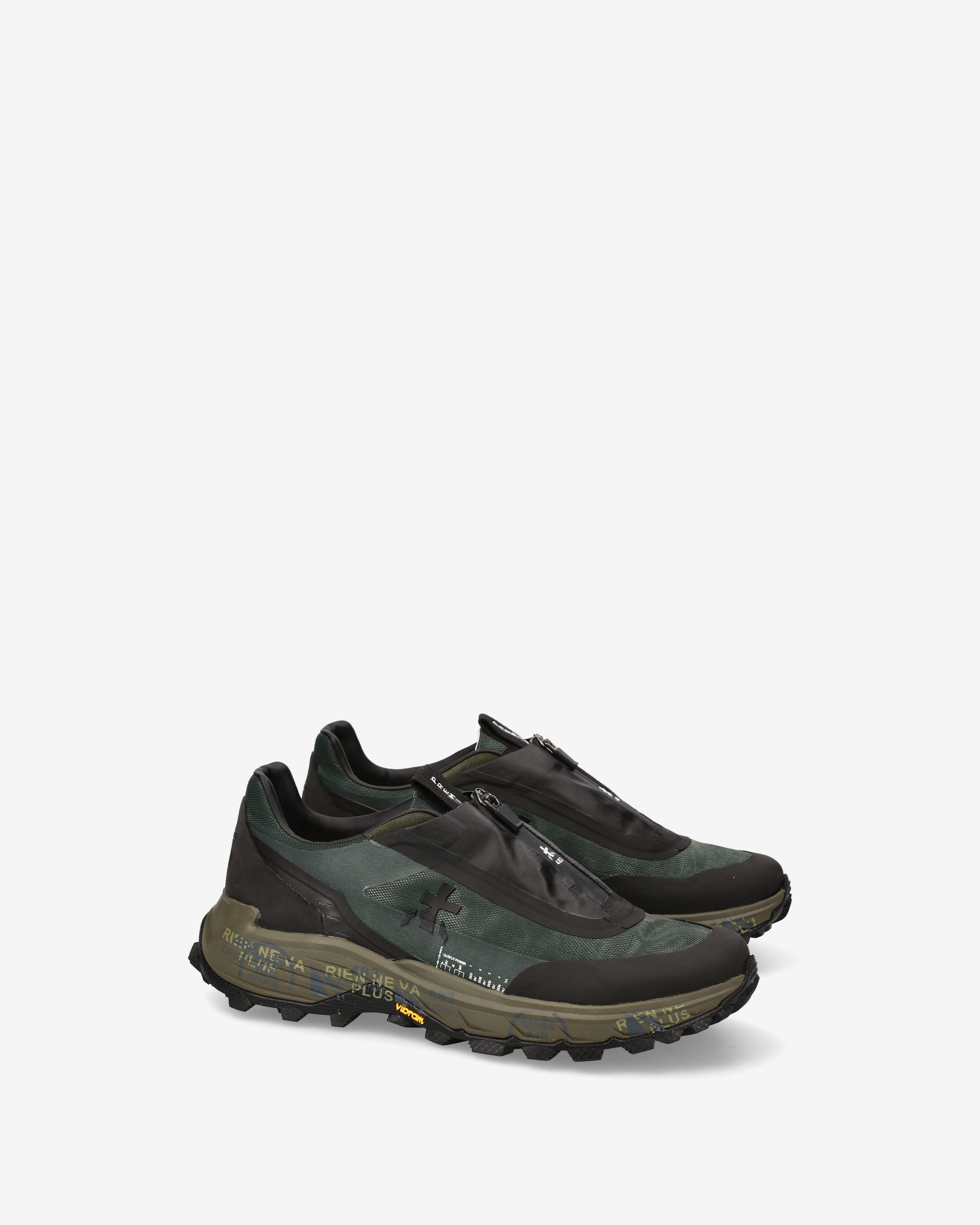 premiata-sciliar-443-sneaker-milit-rgr-n-schwarz-mit-vibram-sohle image 4
