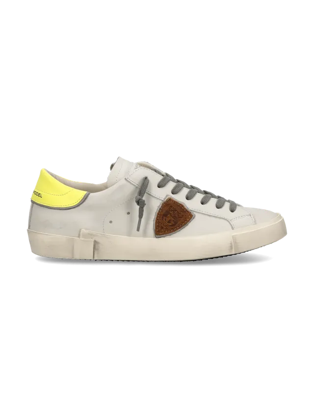 philippe-model-prsx-herren-sneaker-beurre-gelb-fluo image 1
