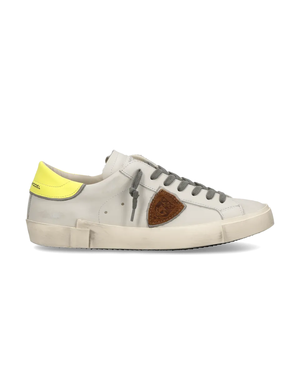 philippe-model-prsx-herren-sneaker-beurre-gelb-fluo image 1