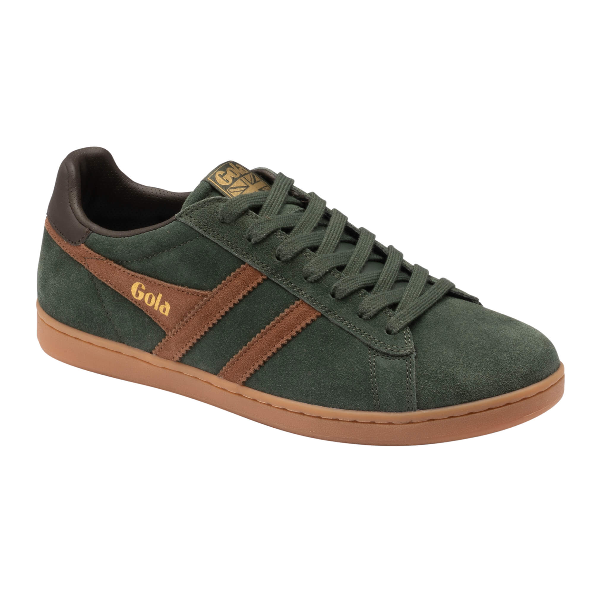 gola-equipe-ii-herren-sneaker-dunkelkhaki-wildleder image 2