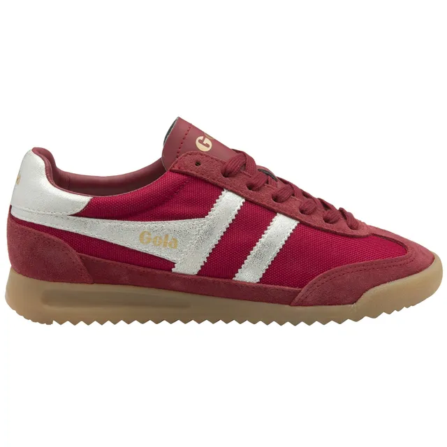 gola-tornado-sneaker-f-r-damen-rot-nylon-wildleder image 1