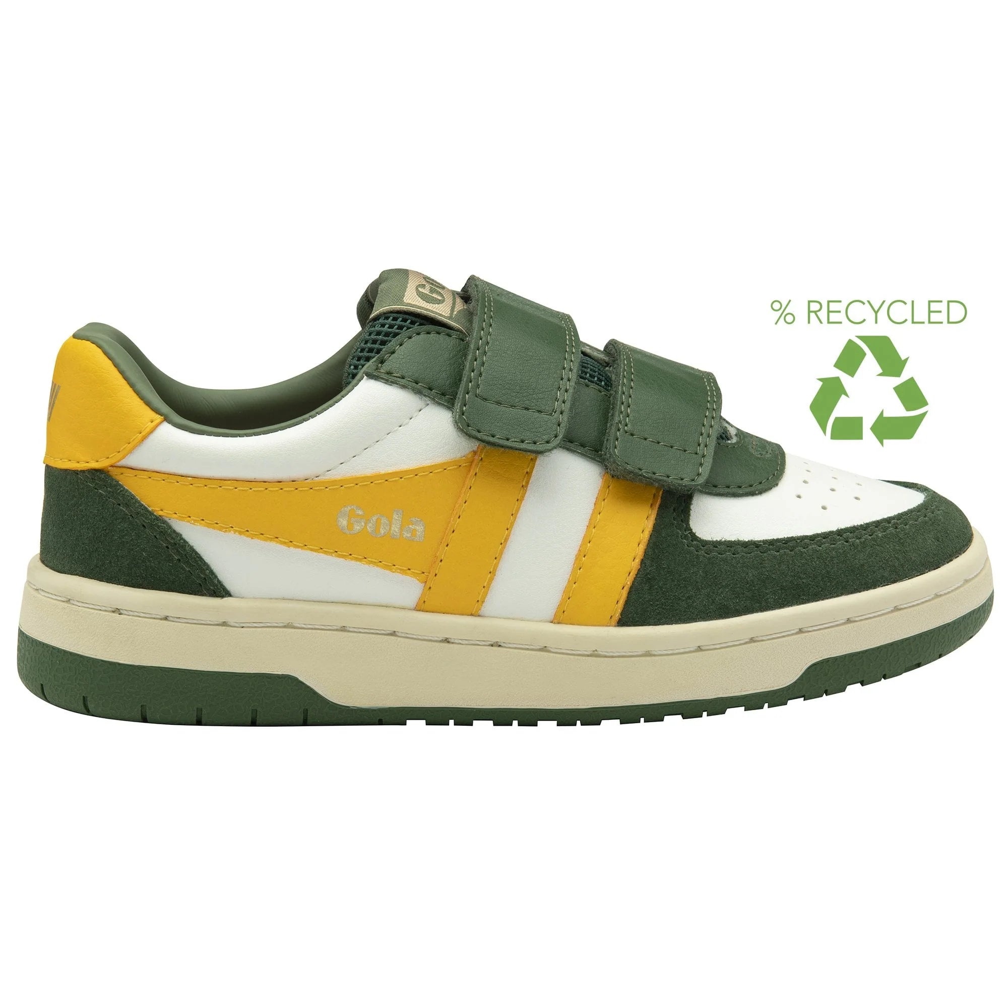 gola-hawk-strap-kinder-sneaker-wei-gr-n-gelb image 1