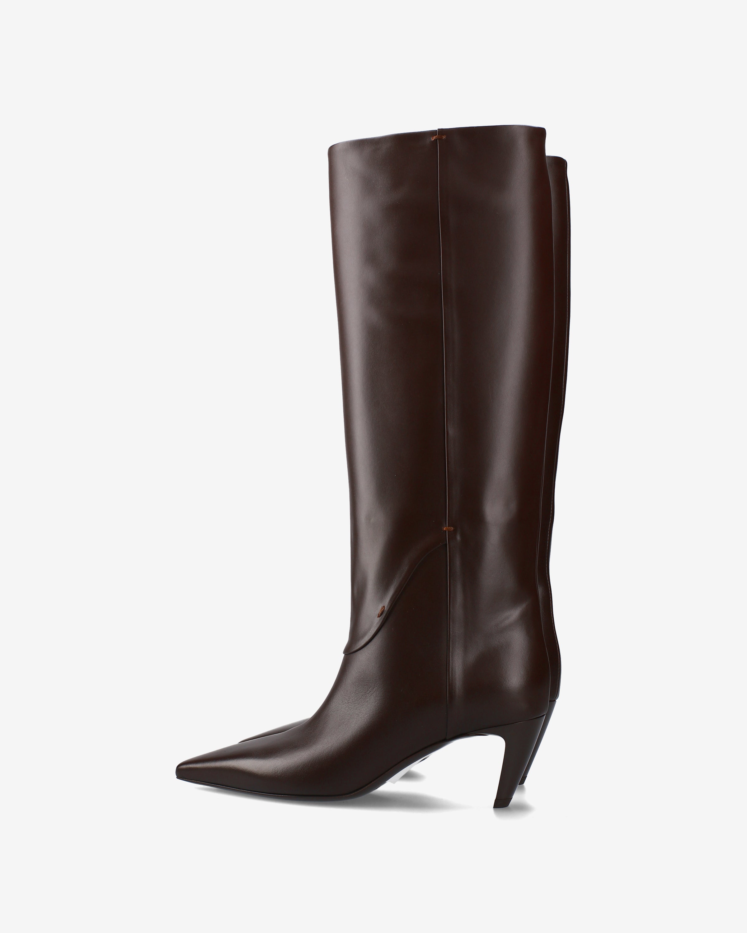 premiata-stivali-in-pelle-marrone-damen-lederstiefel-braun image 5
