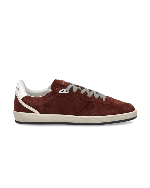 philippe-model-pgal-herrensneaker-bordeaux-blanc image 1