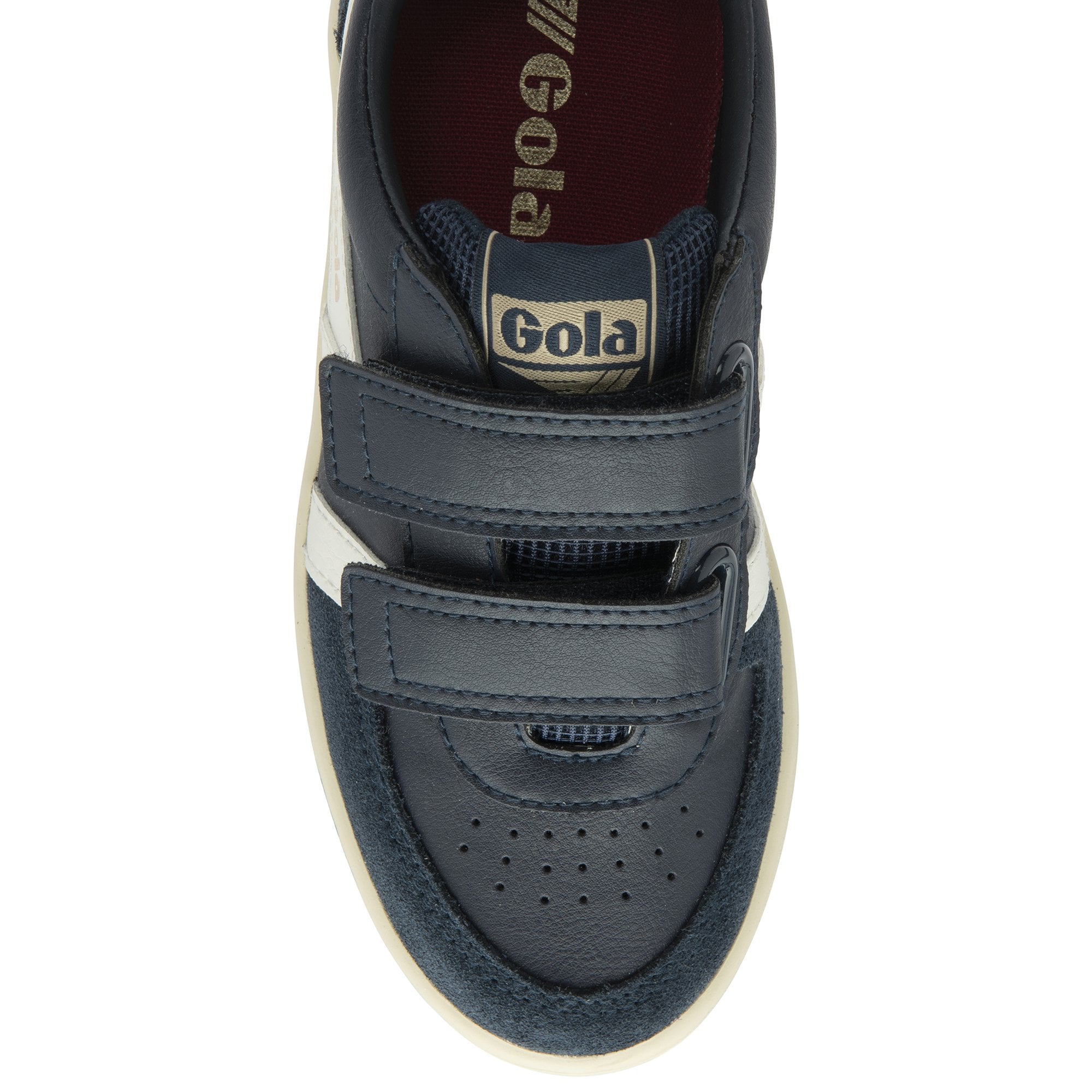 gola-hawk-strap-kinder-sneaker-navy-off-white image 5