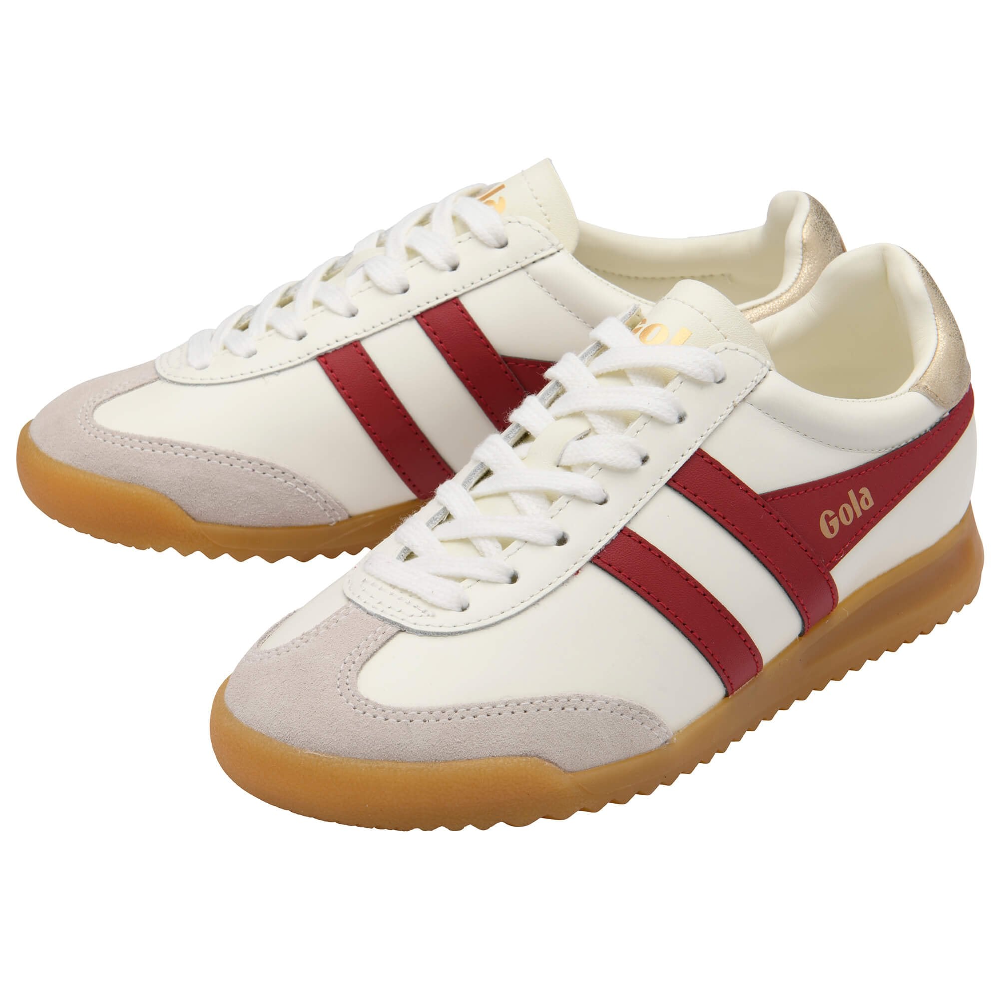 gola-torpedo-leder-sneaker-f-r-damen-cremewei-tiefrot image 3