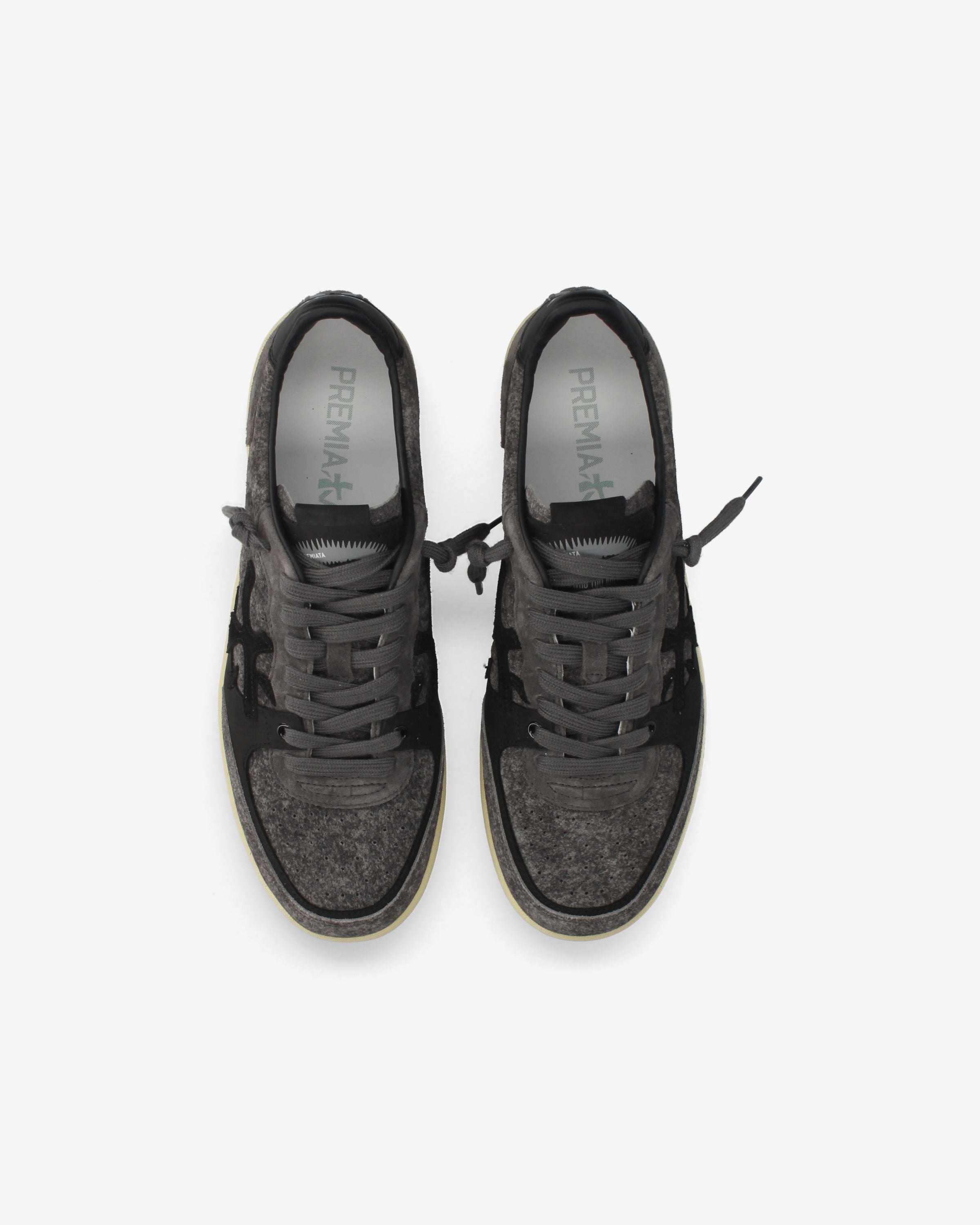 premiata-bskt-clay-8713-sneaker-grey-suede-used-look image 6