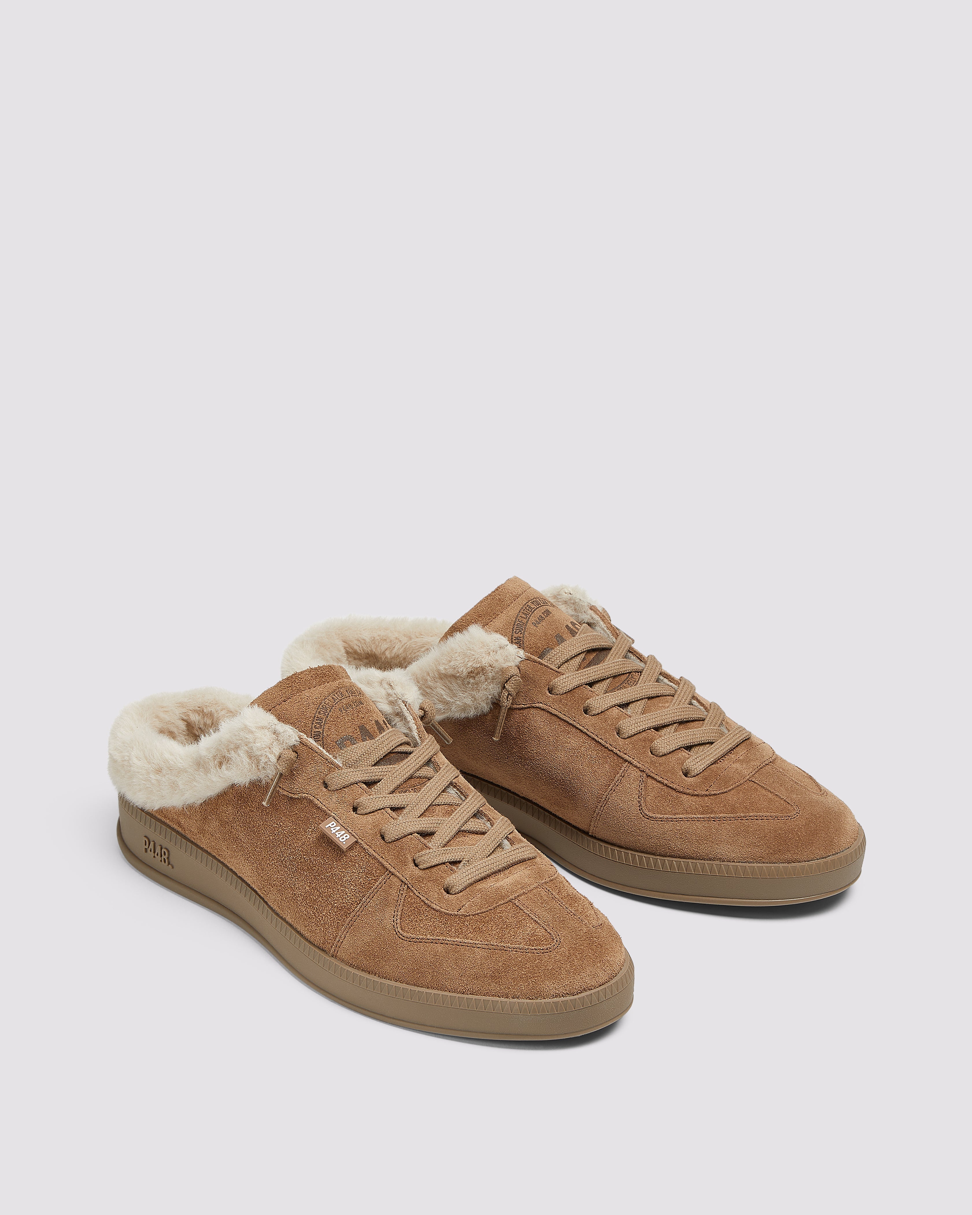 p448-monaco-saddle-damen-slipper-mit-fell image 3