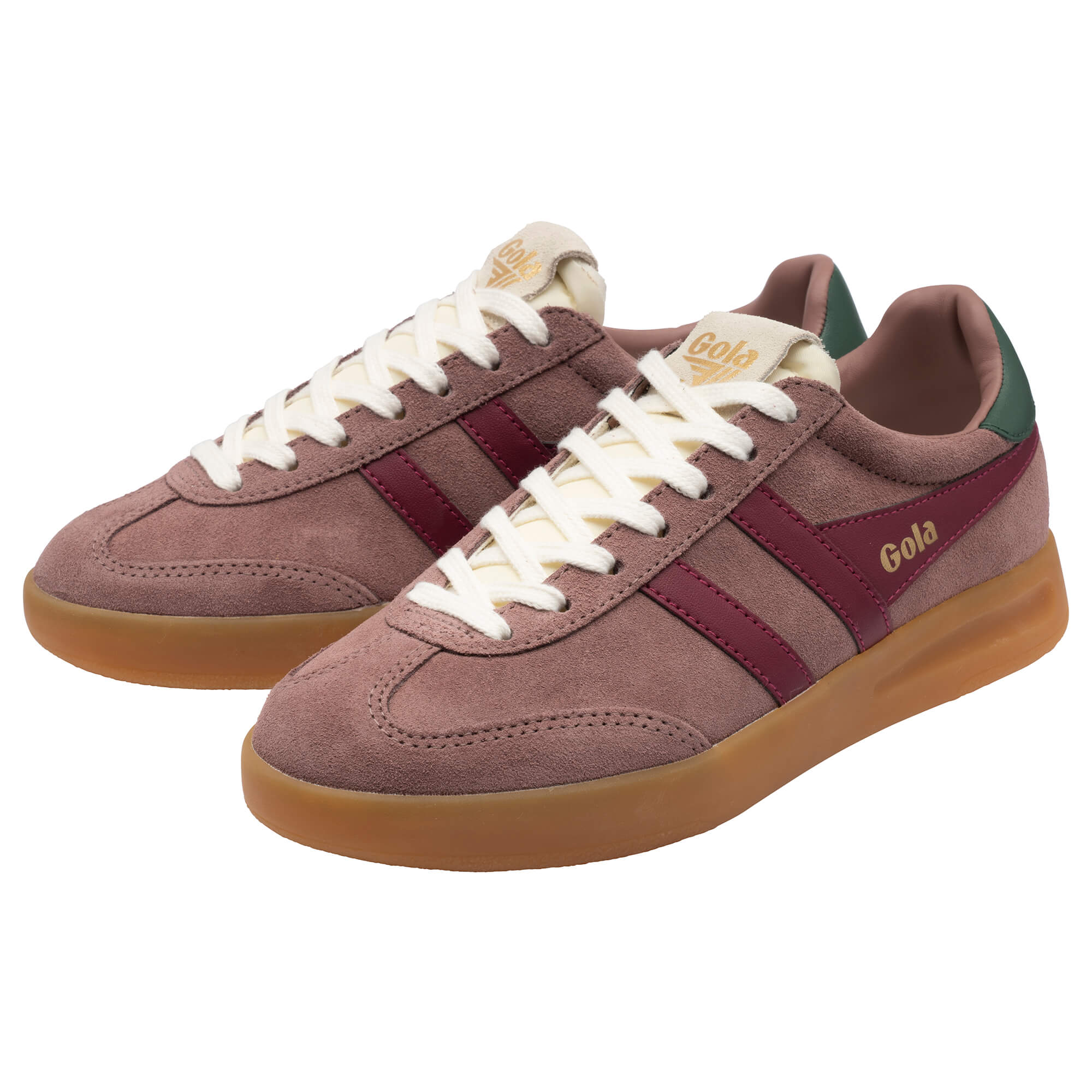 gola-cyclone-damen-sneaker-wildleder-in-braunrose-kirschrot image 3