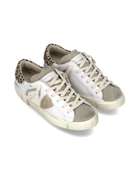 philippe-model-prsx-damen-sneaker-wei-schlamm-animal-print image 5