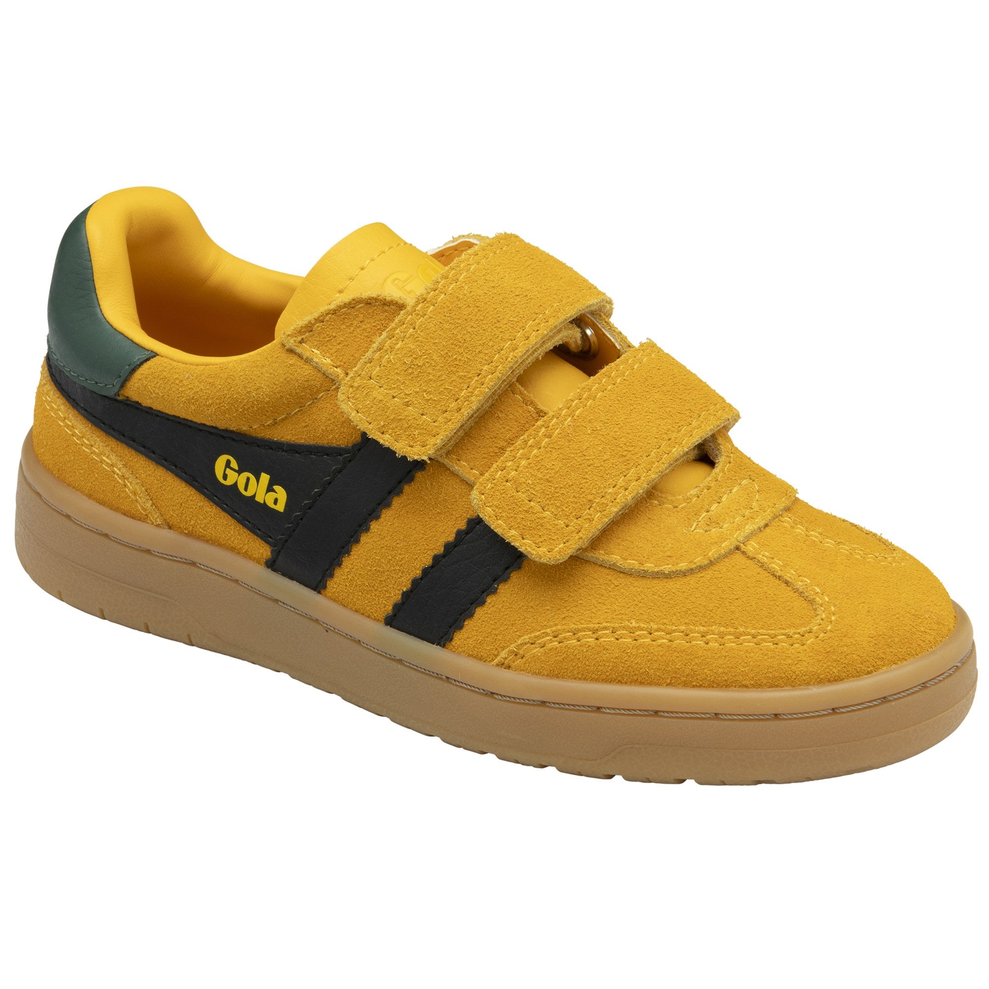 gola-viper-strap-kinder-turnschuhe-mit-klett-in-sonnengelb-schwarz-gr-n image 3