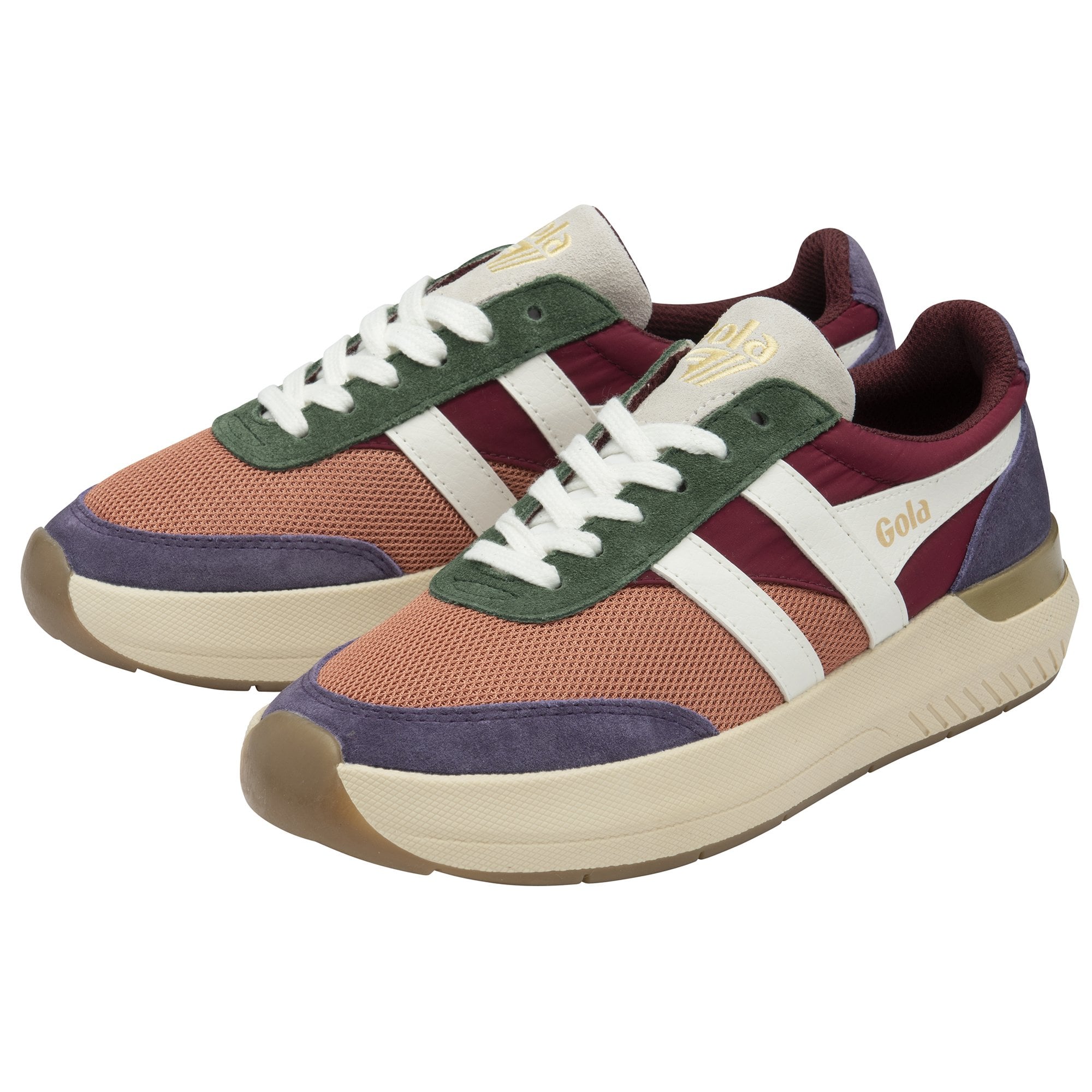 gola-raven-damen-sneaker-terrakotta-kirschrot-pflaume image 3