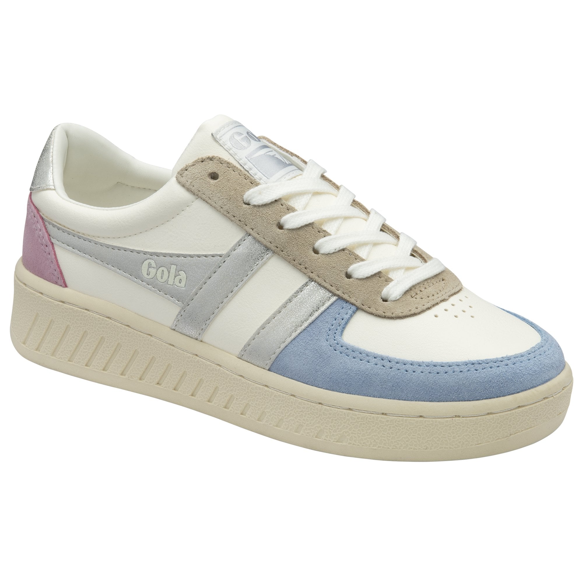 gola-grandslam-quadrant-damen-sneaker-off-white-multi image 2
