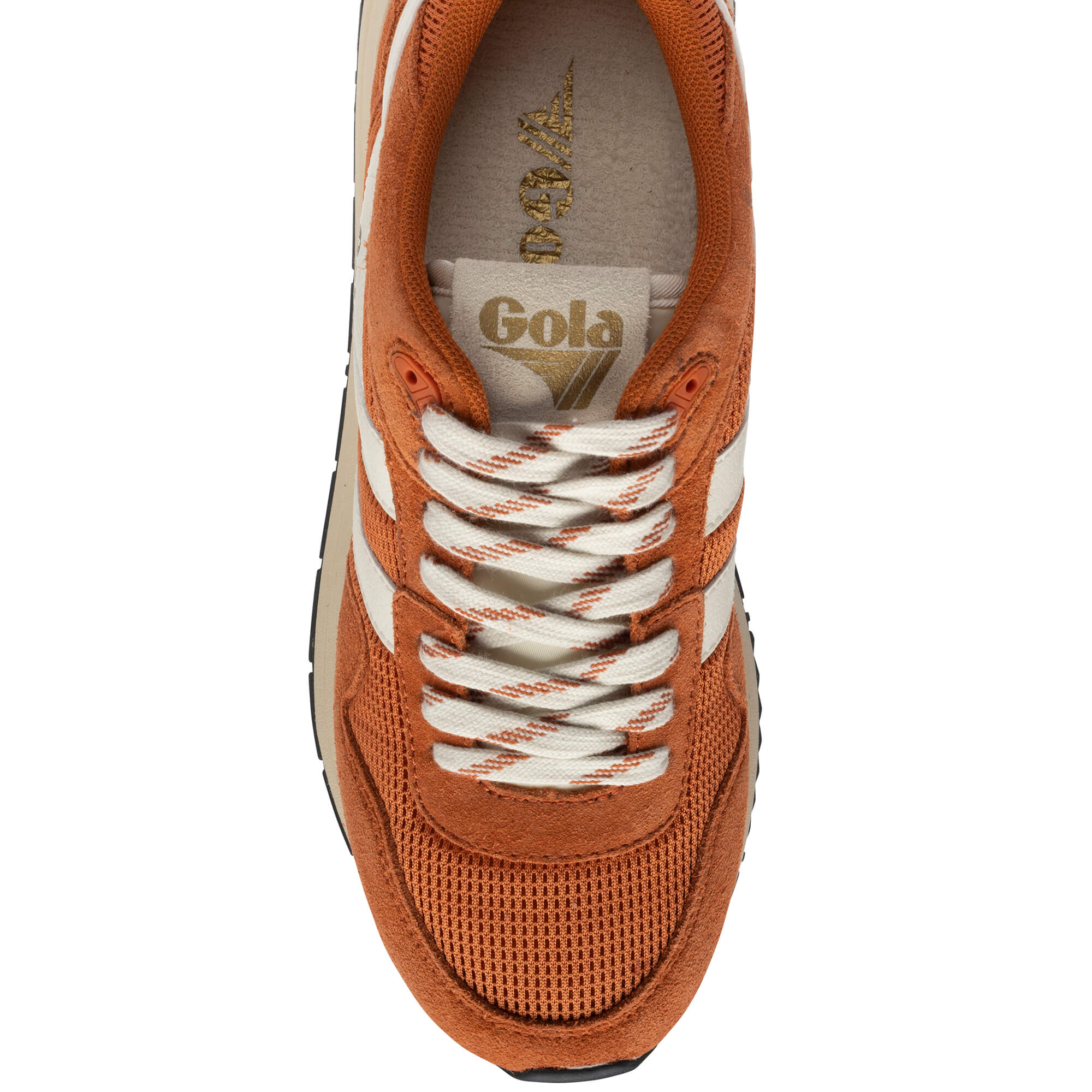 gola-delta-damen-sneaker-wildleder-orange-off-white image 5
