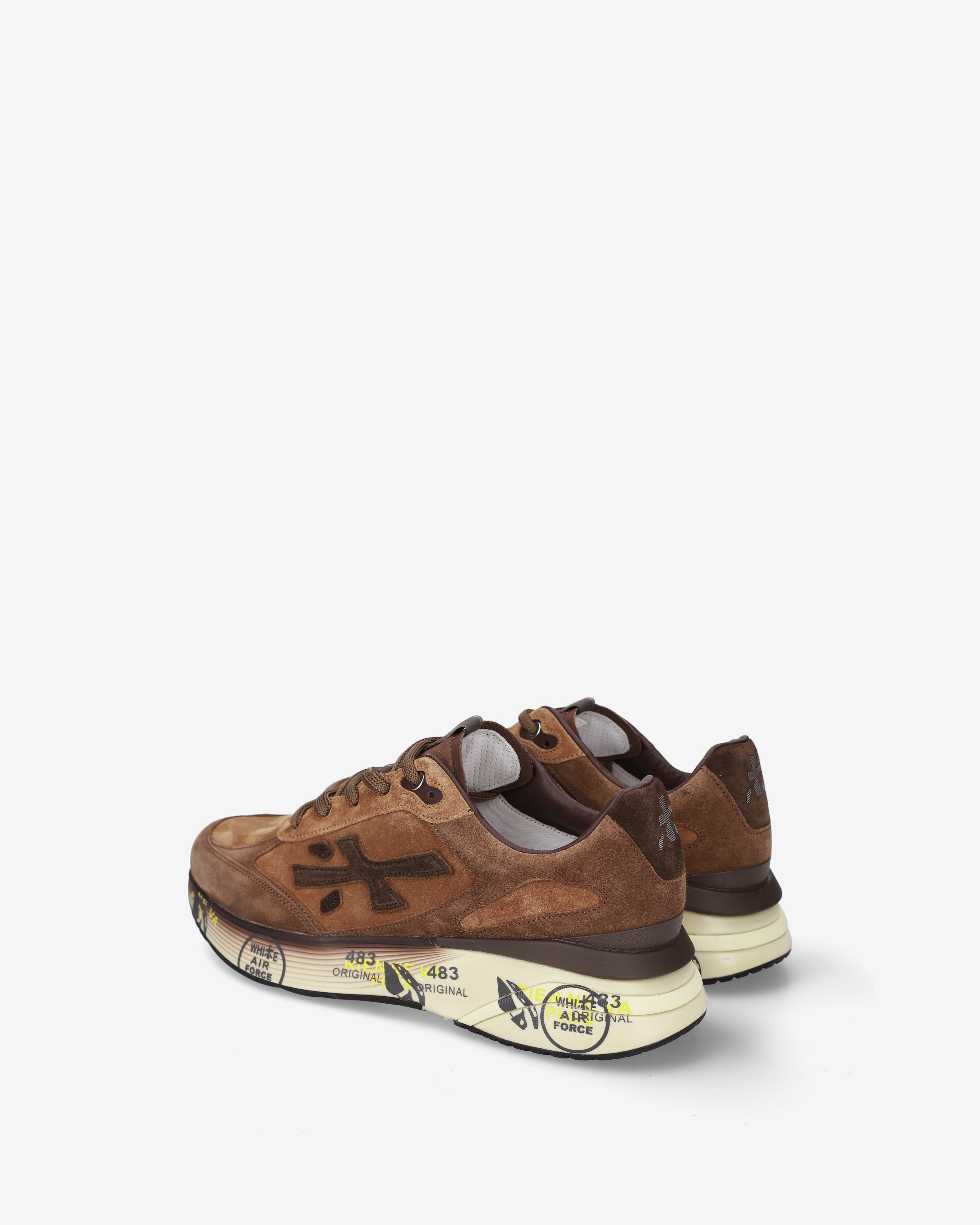 premiata-moerun-8539-herren-sneaker-braun-suede image 5