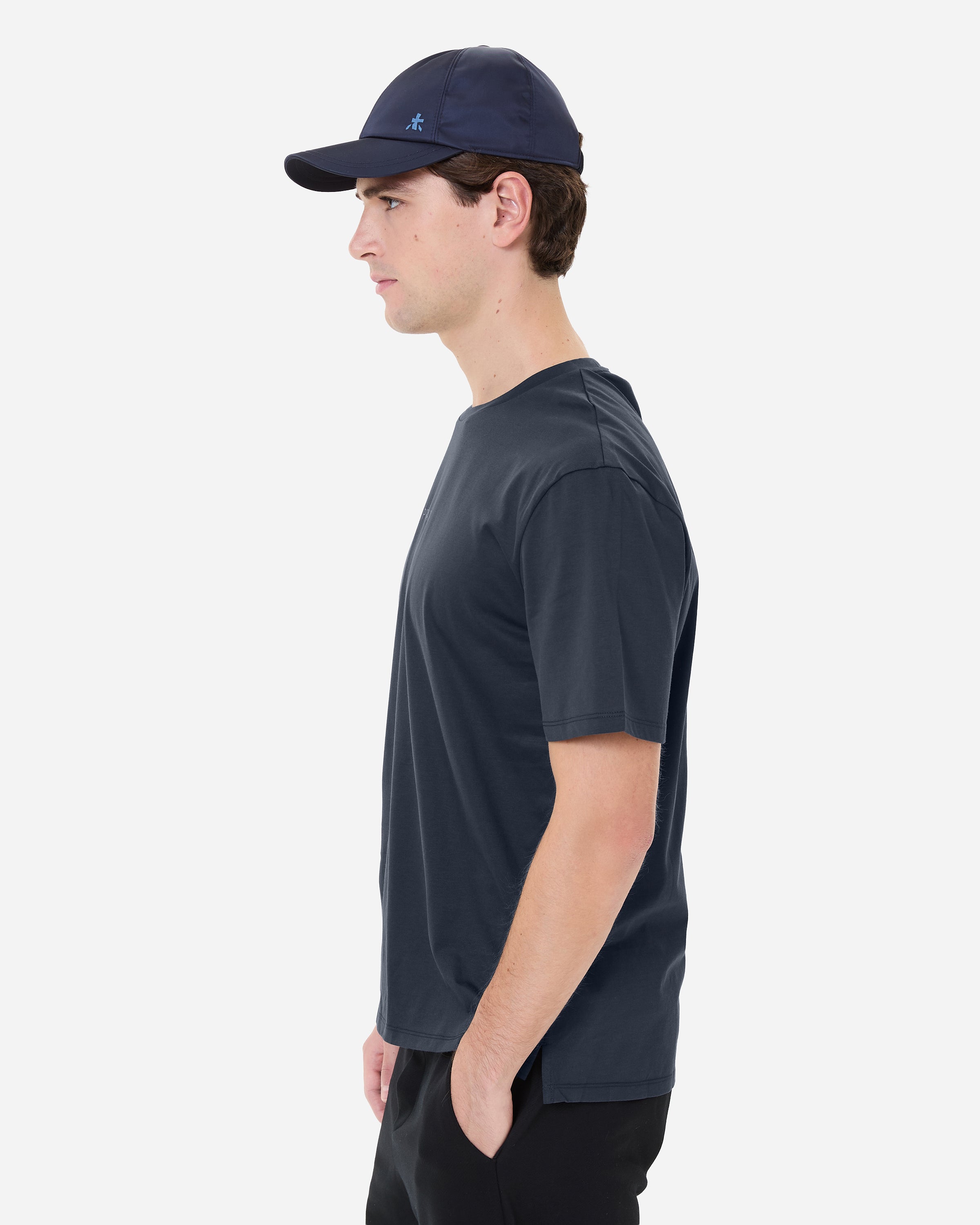 premiata-t-shirt-herren-jersey-blau-regular-fit-rundhals image 6
