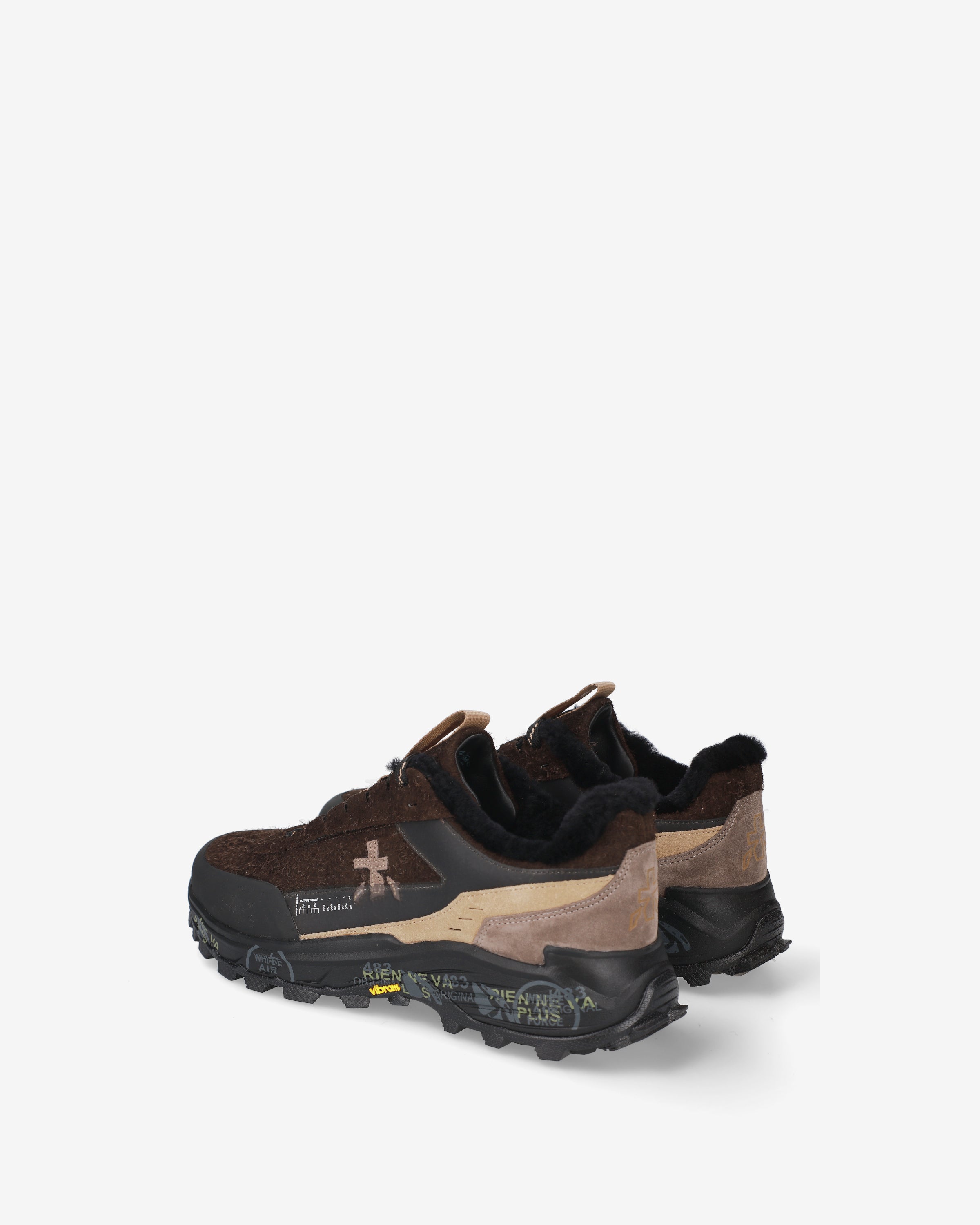 premiata-devin-500m-herren-sneaker-braun-vibram image 5