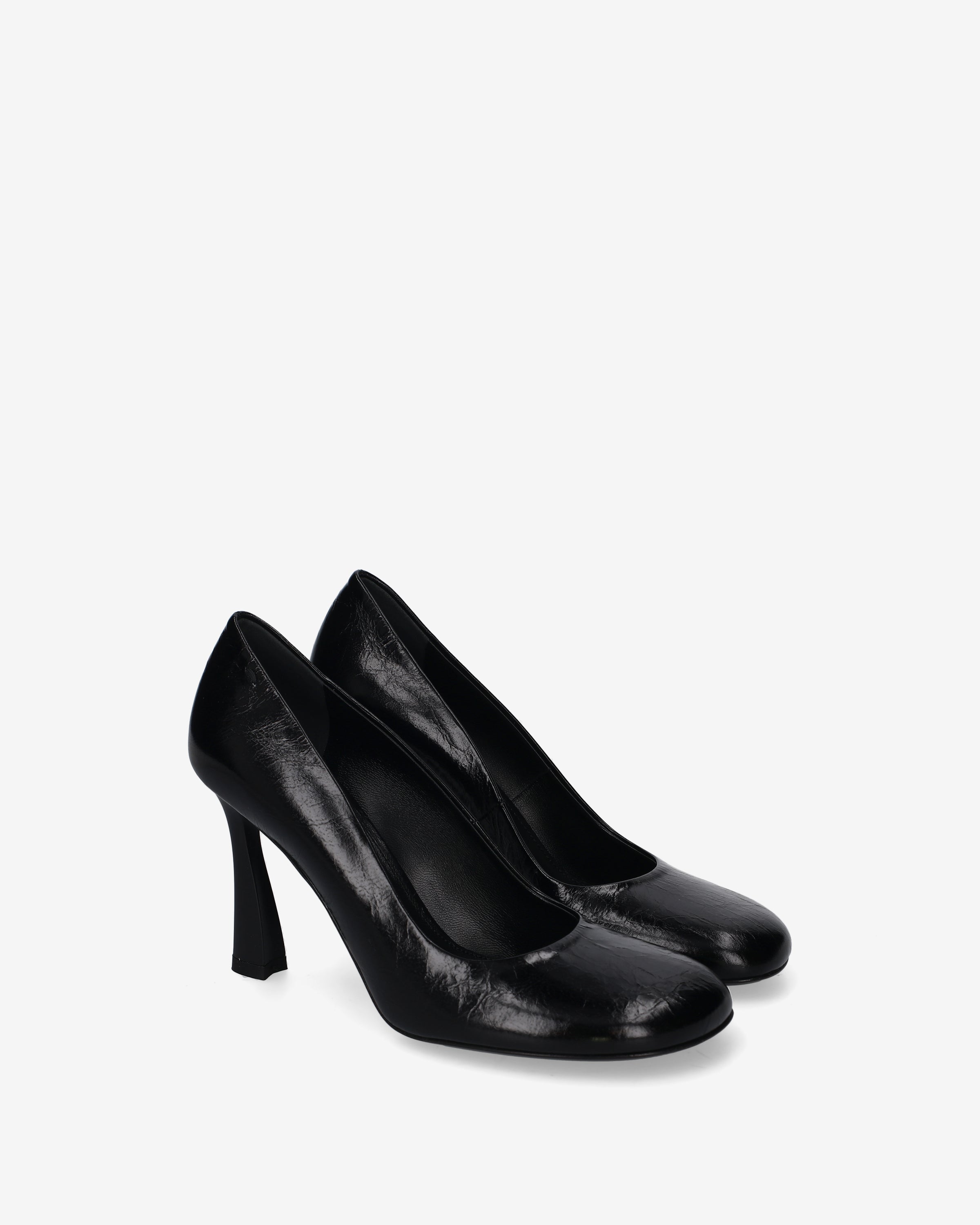 premiata-d-collet-pumps-damen-schwarz-leder-mit-skulpturalem-absatz image 2