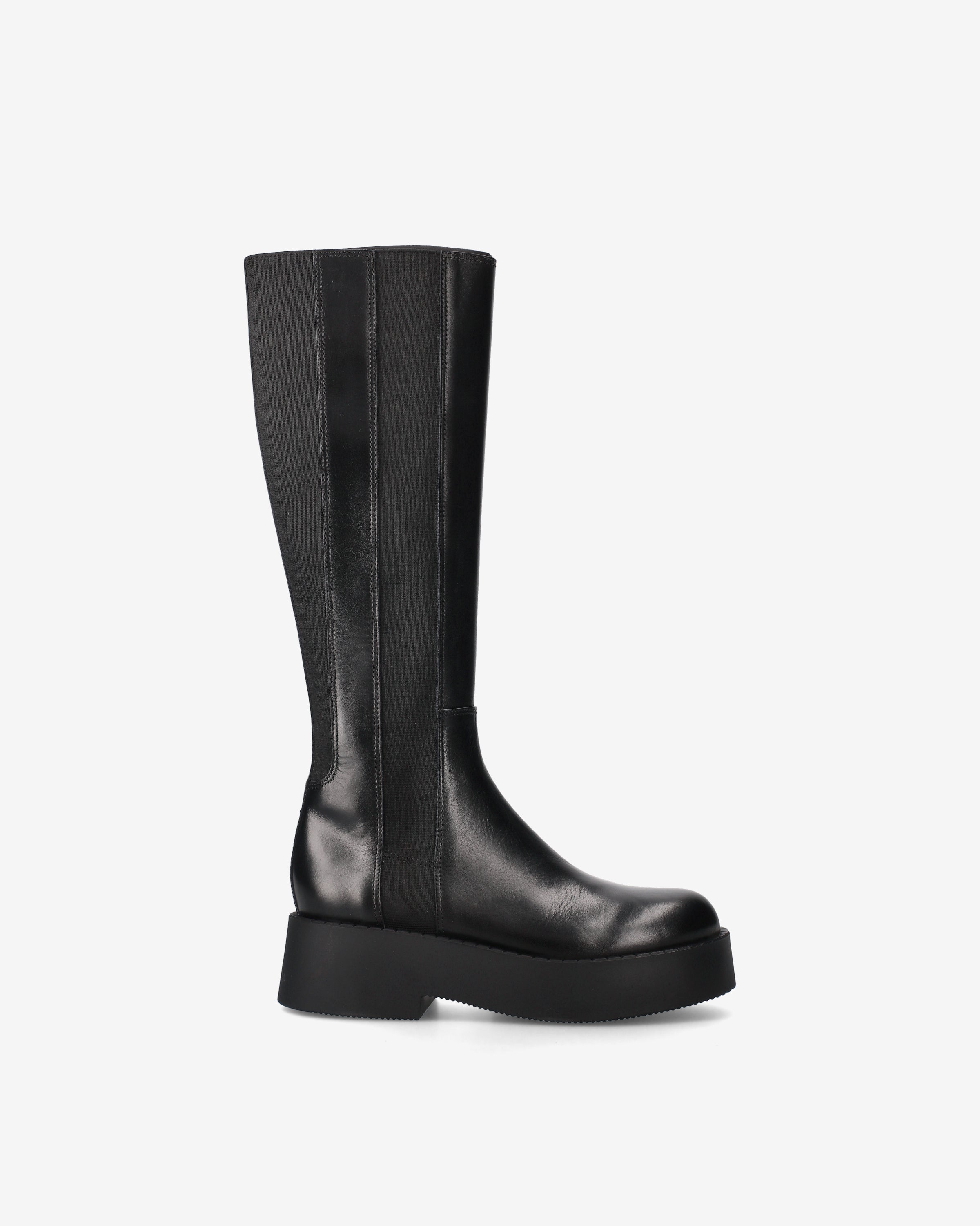 premiata-stivaletti-stiefel-schwarz-leder-damen-made-in-italy image 1