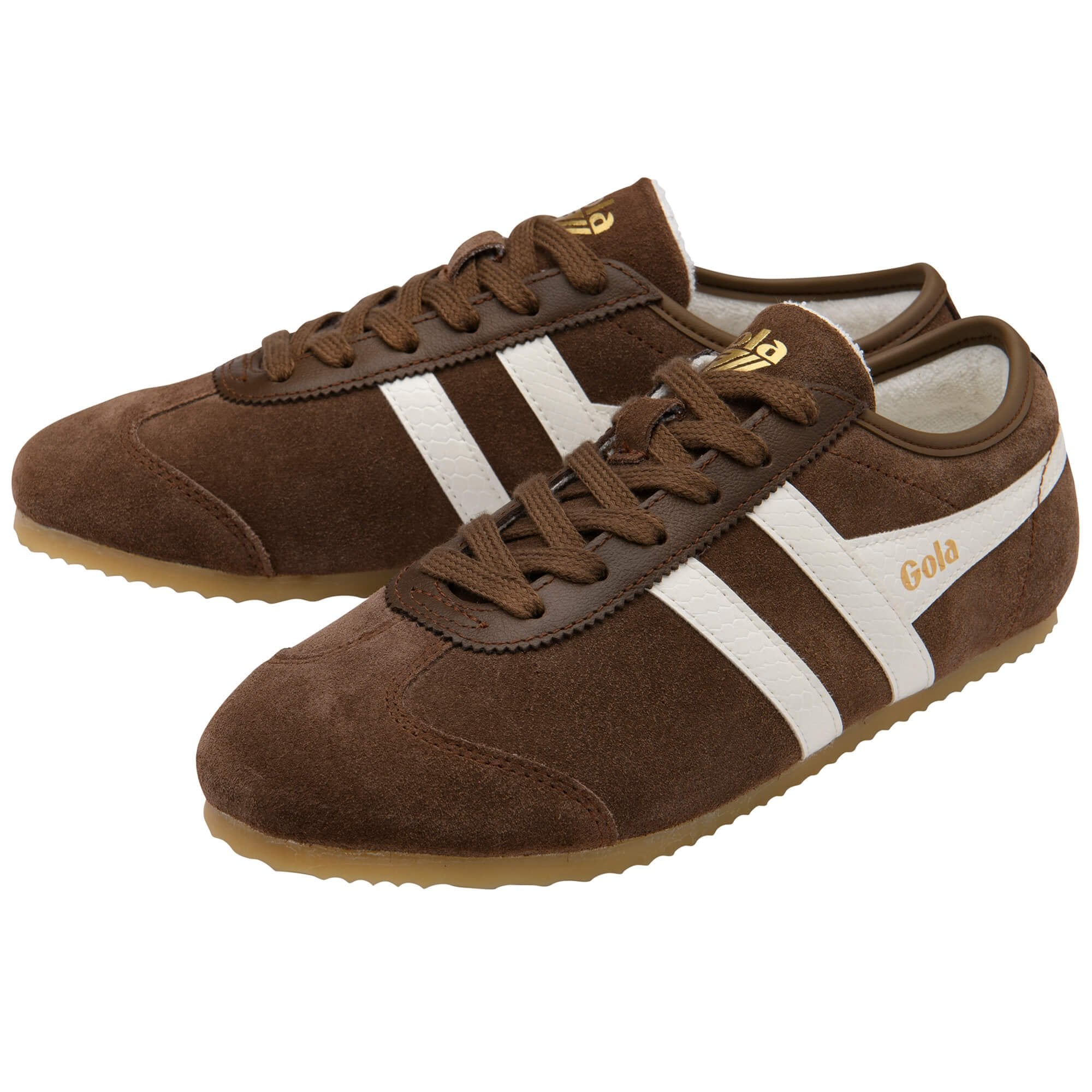 gola-cleora-sneaker-f-r-damen-otterveloursleder-retro image 3