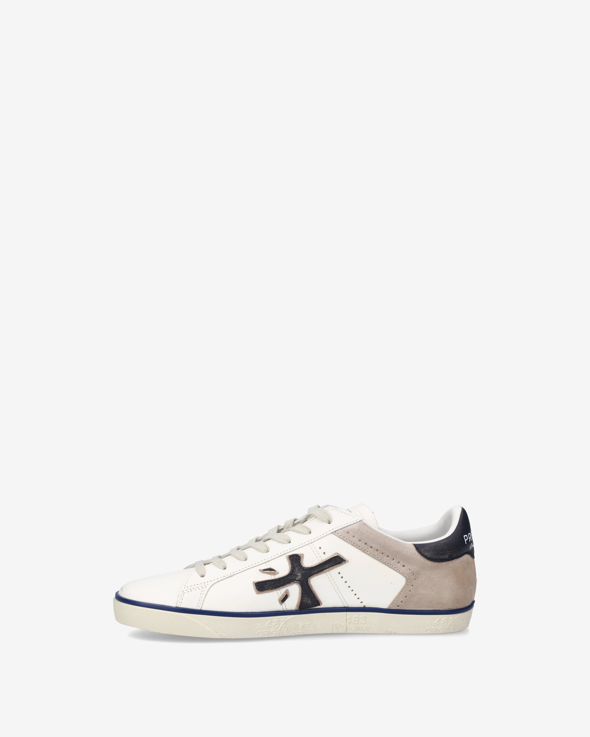 premiata-steven-7285-herren-sneaker-creme image 3