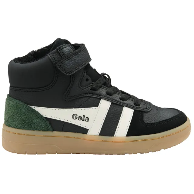 gola-talon-kinder-high-top-sneaker-schwarz-creme-evergreen image 1
