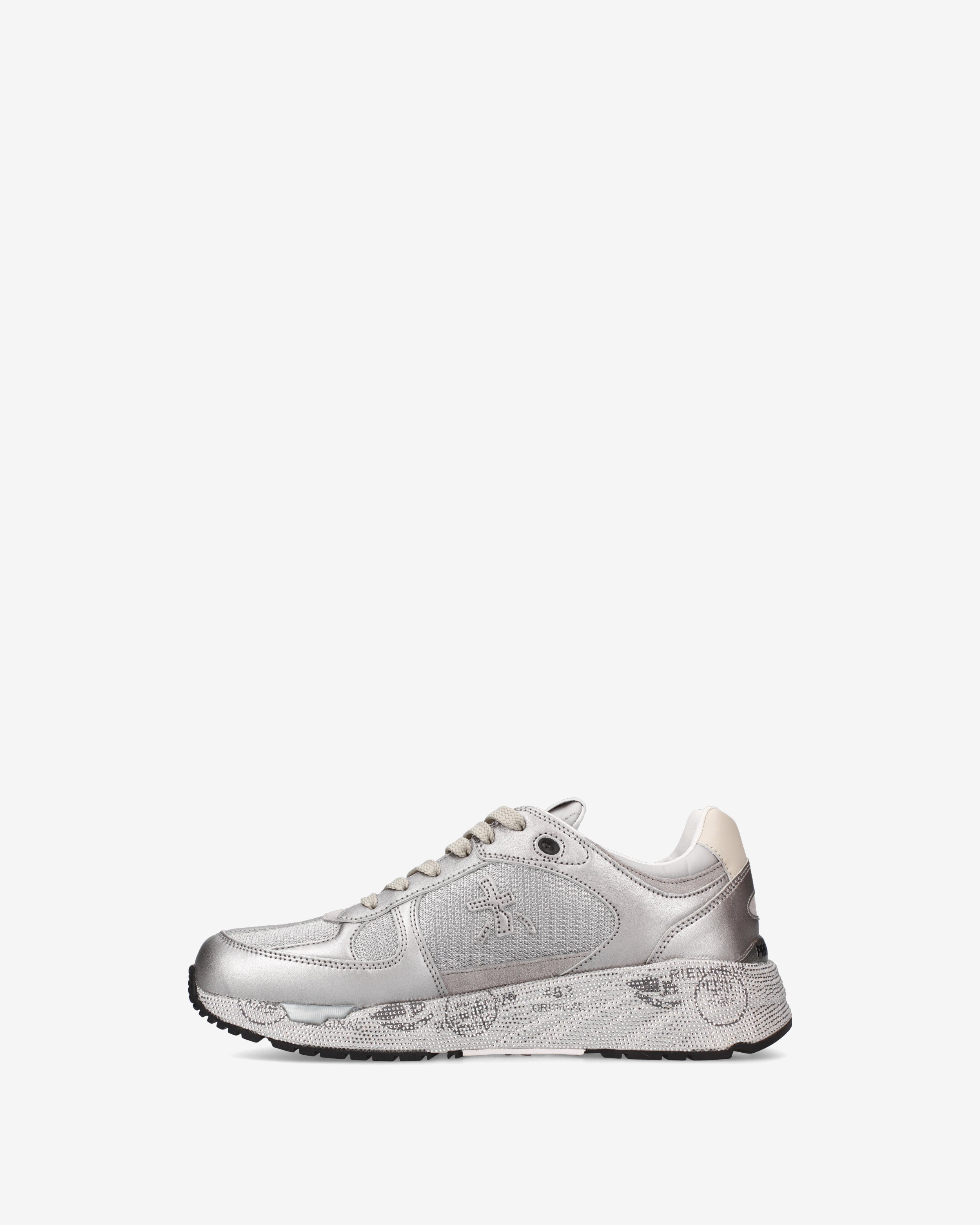 premiata-mased-7093-sneaker-silber-mit-metallic-leder image 3