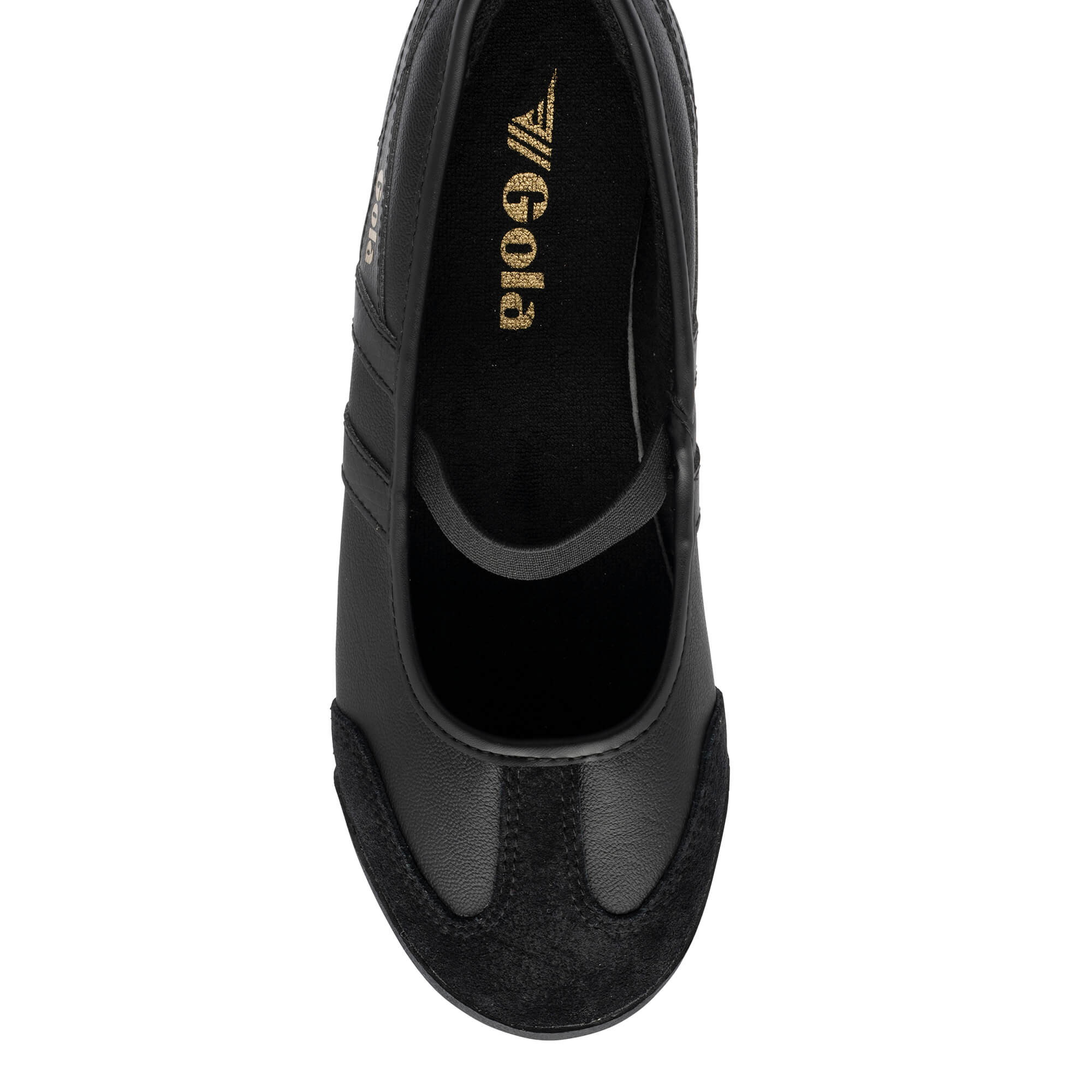 gola-celestra-damen-sneaker-ballerina-schwarz-leder image 5