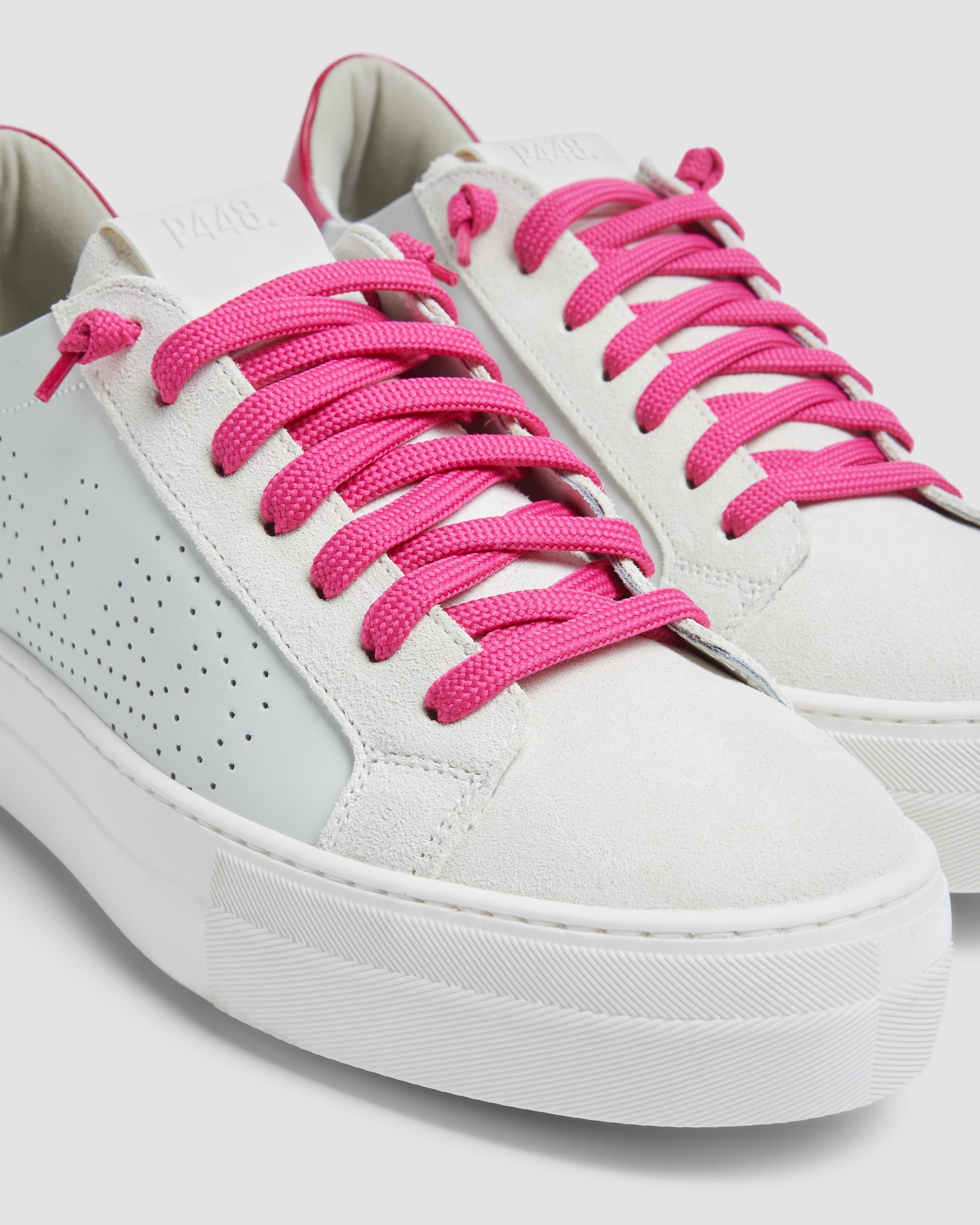 p448-thea-patent-punch-damen-platform-sneaker-wei-pink image 5