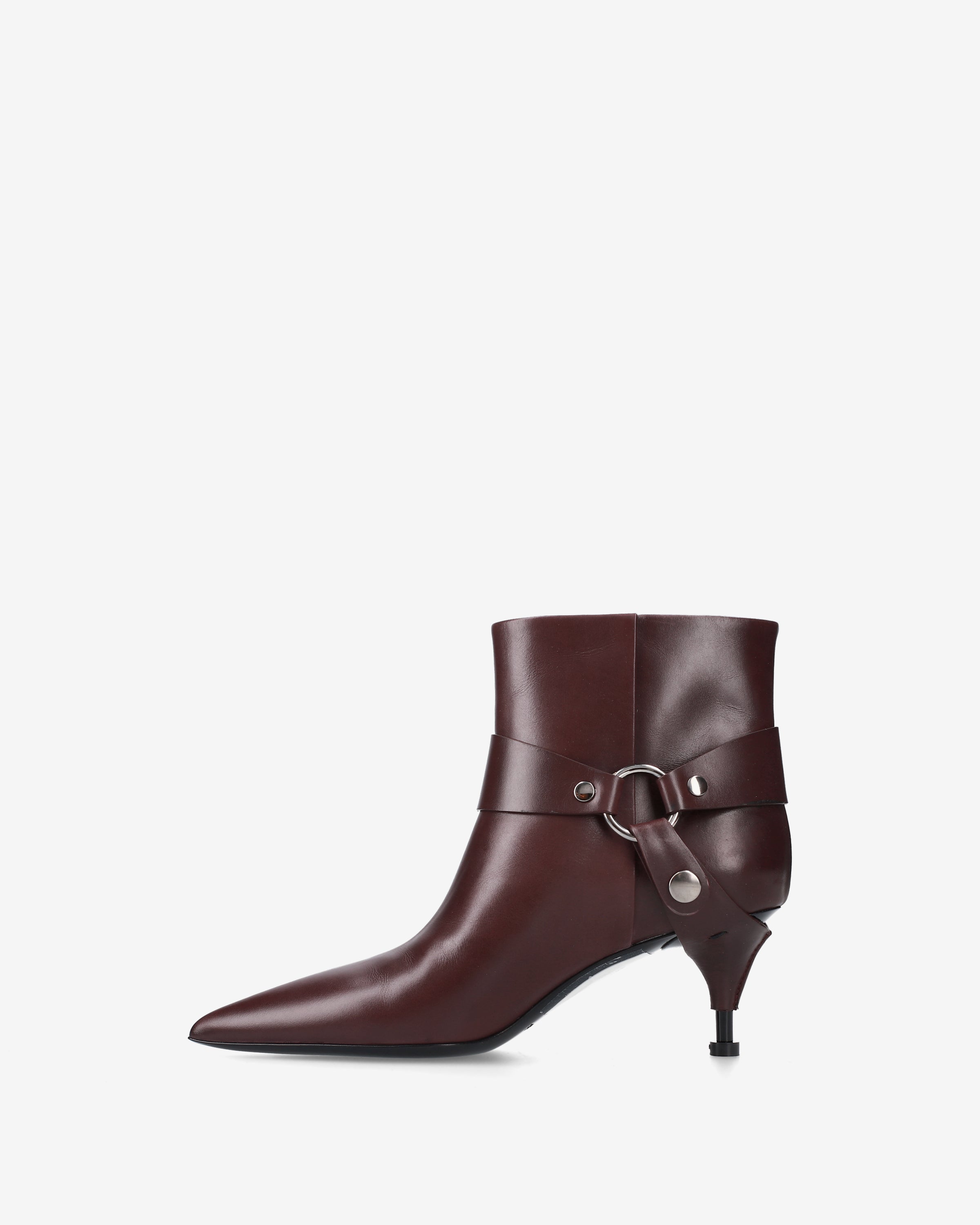 premiata-heritage-stiefelette-leder-bordeaux-damen-absatz-65-mm image 3