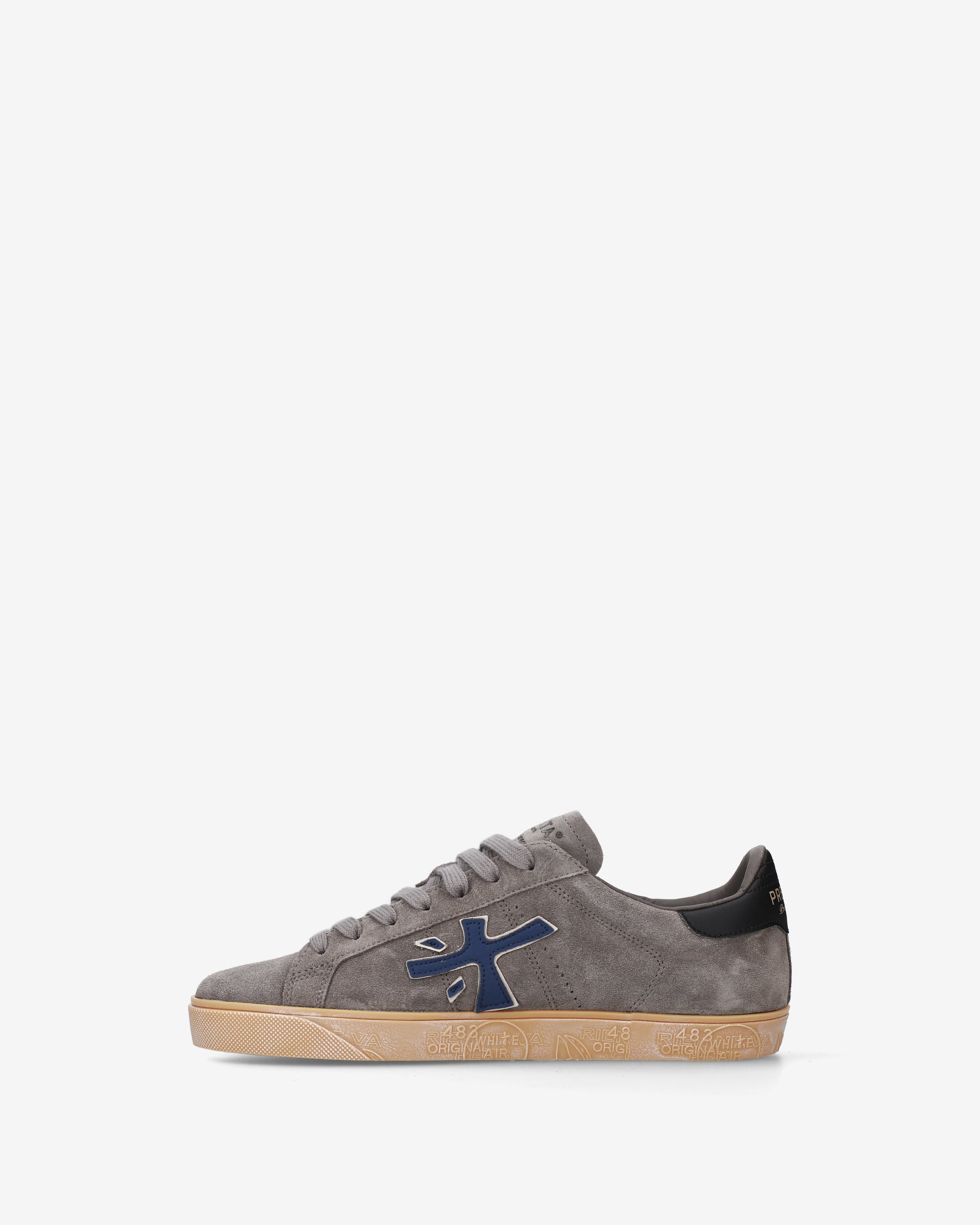 premiata-steven-8475-herren-sneaker-grau-navy image 3