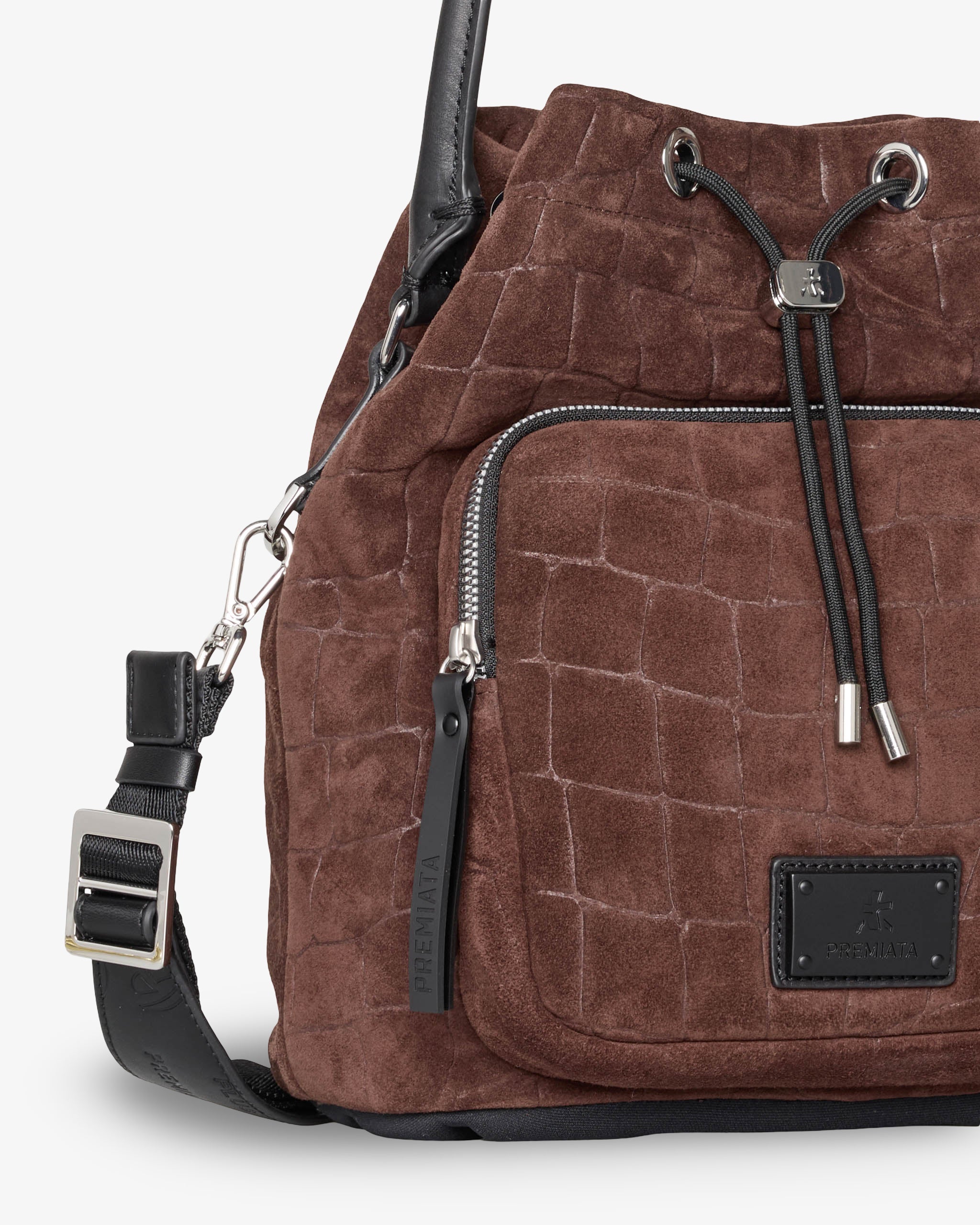 premiata-mia-2182s-rucksack-damen-braun-kroko-texture image 4