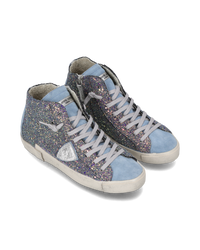 philippe-model-prsx-sneaker-damen-glitzer-hellblau-rosa image 5