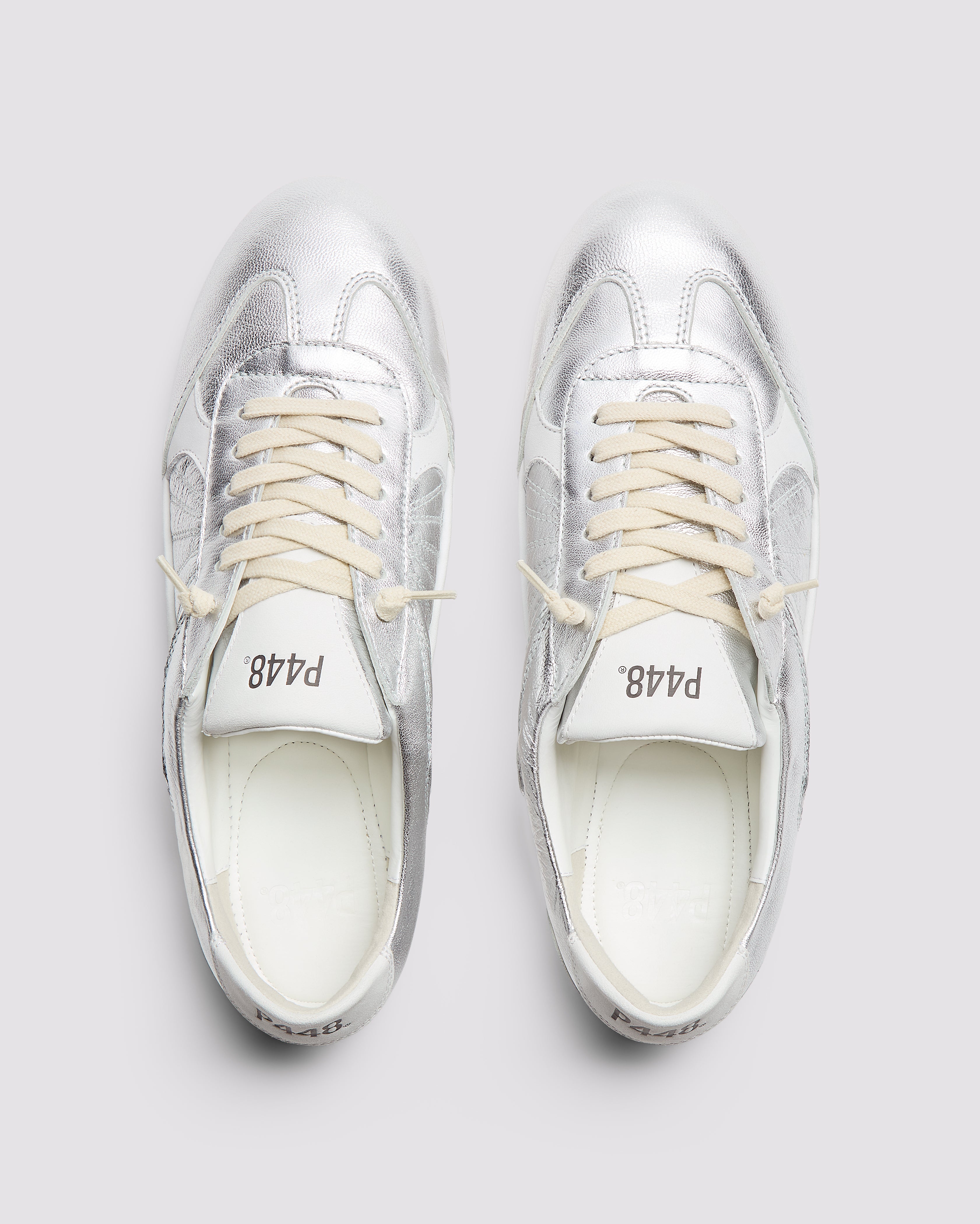 p448-lisbon-silver-damen-sneaker-retro-soccer image 3