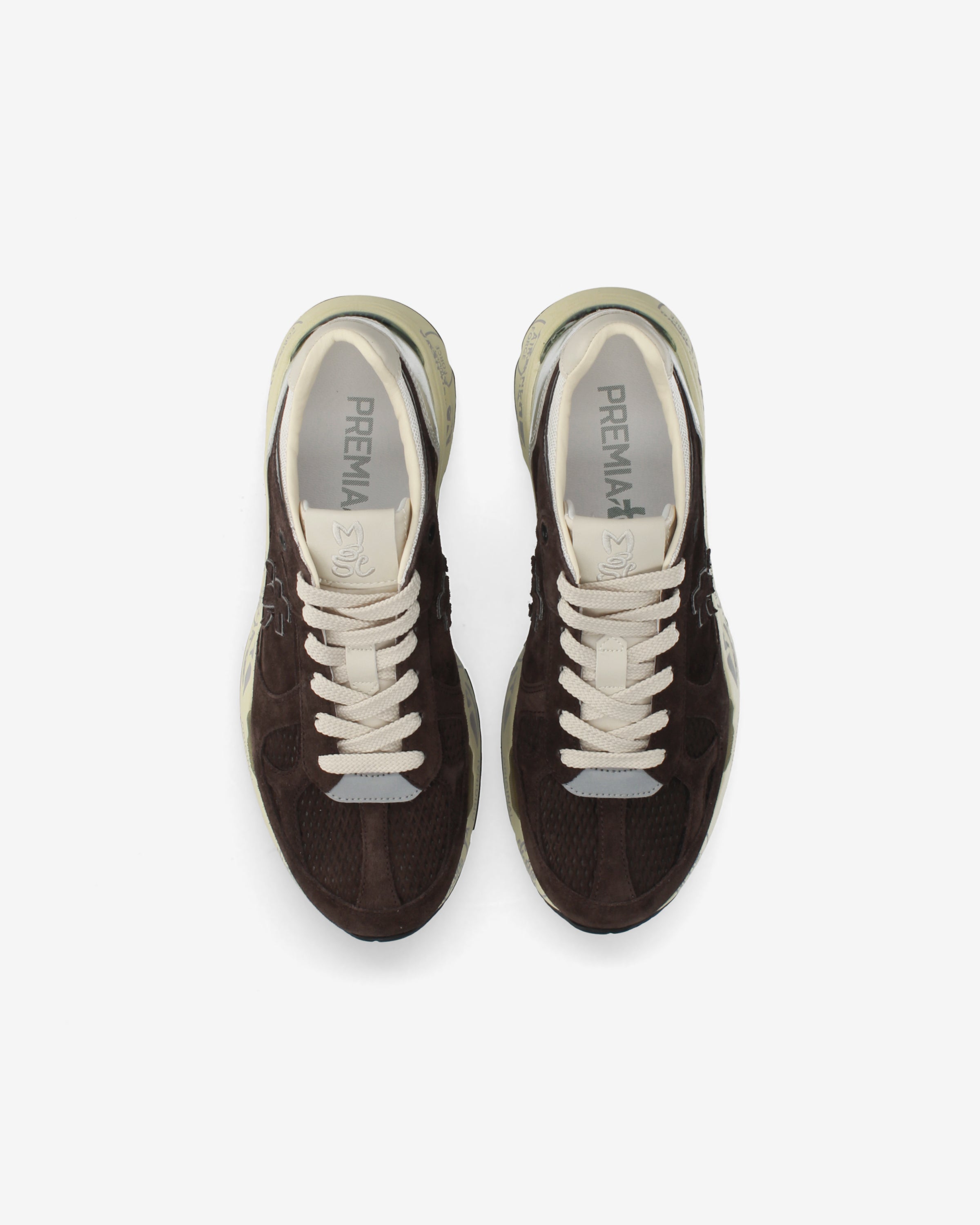premiata-mased-8596-damen-sneaker-leder-suede-in-testa-di-moro image 6