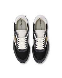 philippe-model-blville-herren-sneaker-schwarz-wei-beige image 5