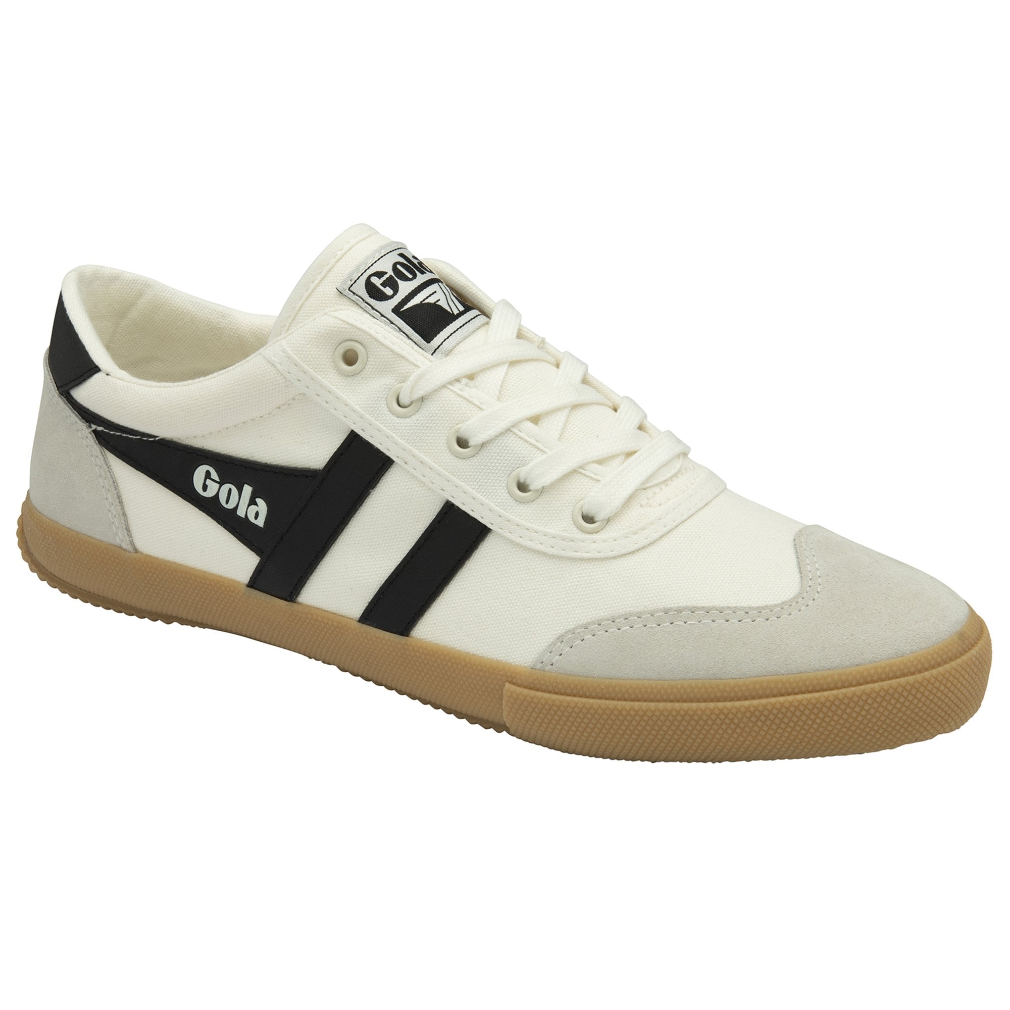 gola-badminton-herren-plimsoll-canvas-cremewei-schwarz image 2