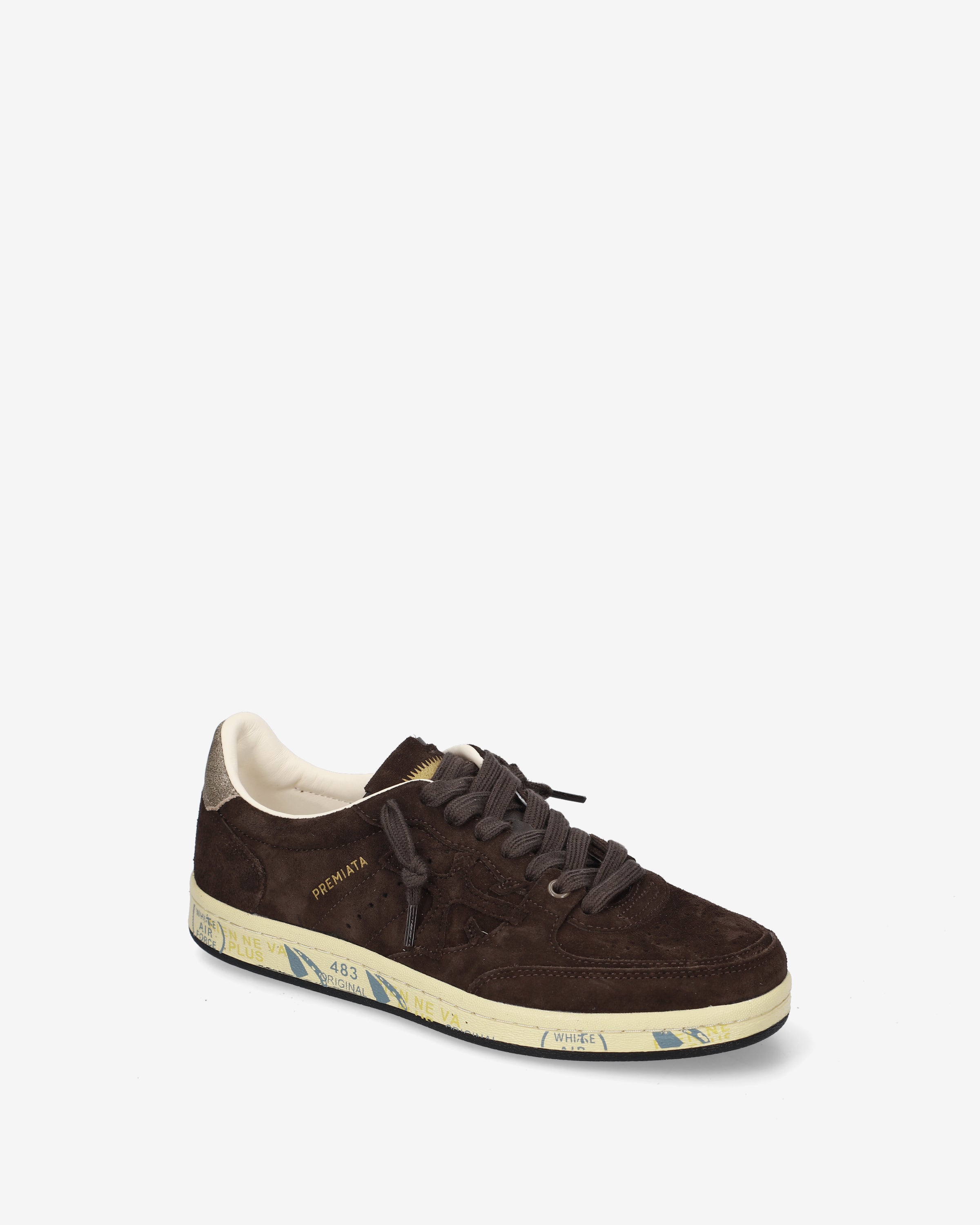 premiata-bskt-clayd-8446-sneaker-dark-brown image 4