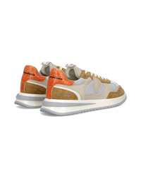 philippe-model-olympique-herren-sneaker-beige-tabak-orange image 2