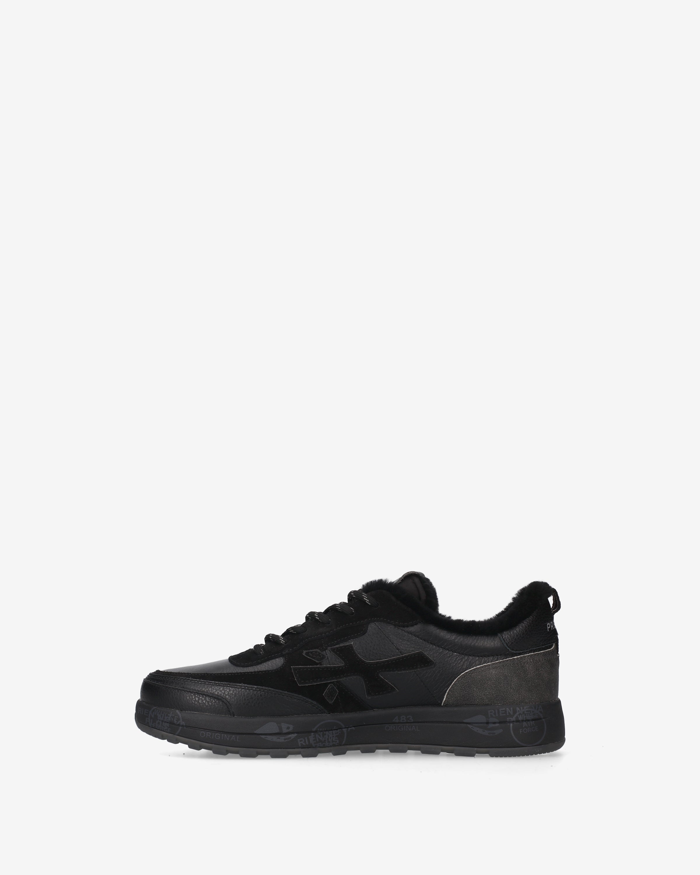 premiata-nous-8465m-sneaker-herren-schwarz-anthrazit image 3