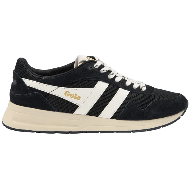 gola-delta-herren-sneaker-schwarz-mesh-wildleder-jogger image 1