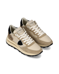 philippe-model-tropez-haute-damen-sneaker-sand-schwarz-animal image 5