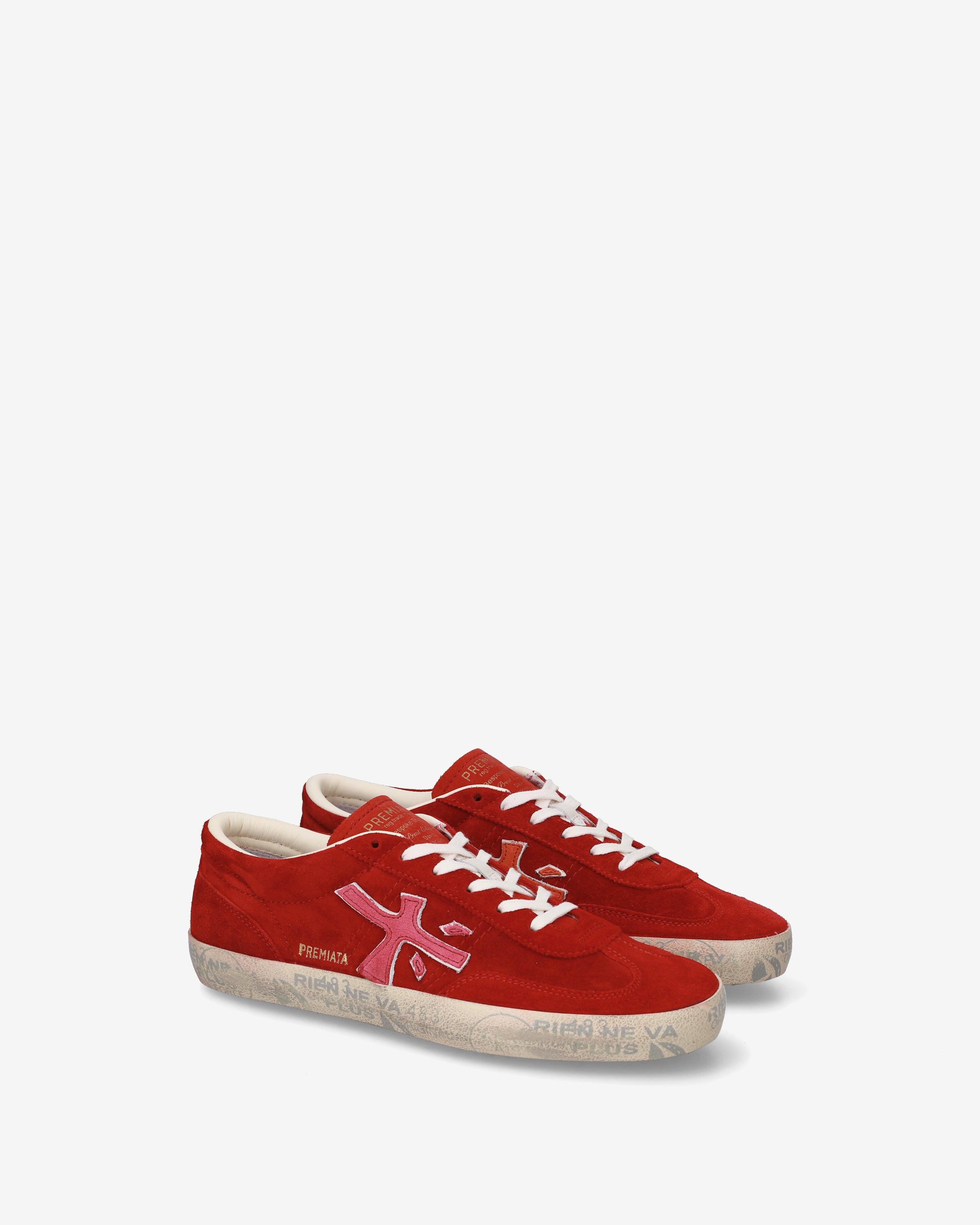 premiata-davidd-8102-sneaker-rot-suede-herren image 2