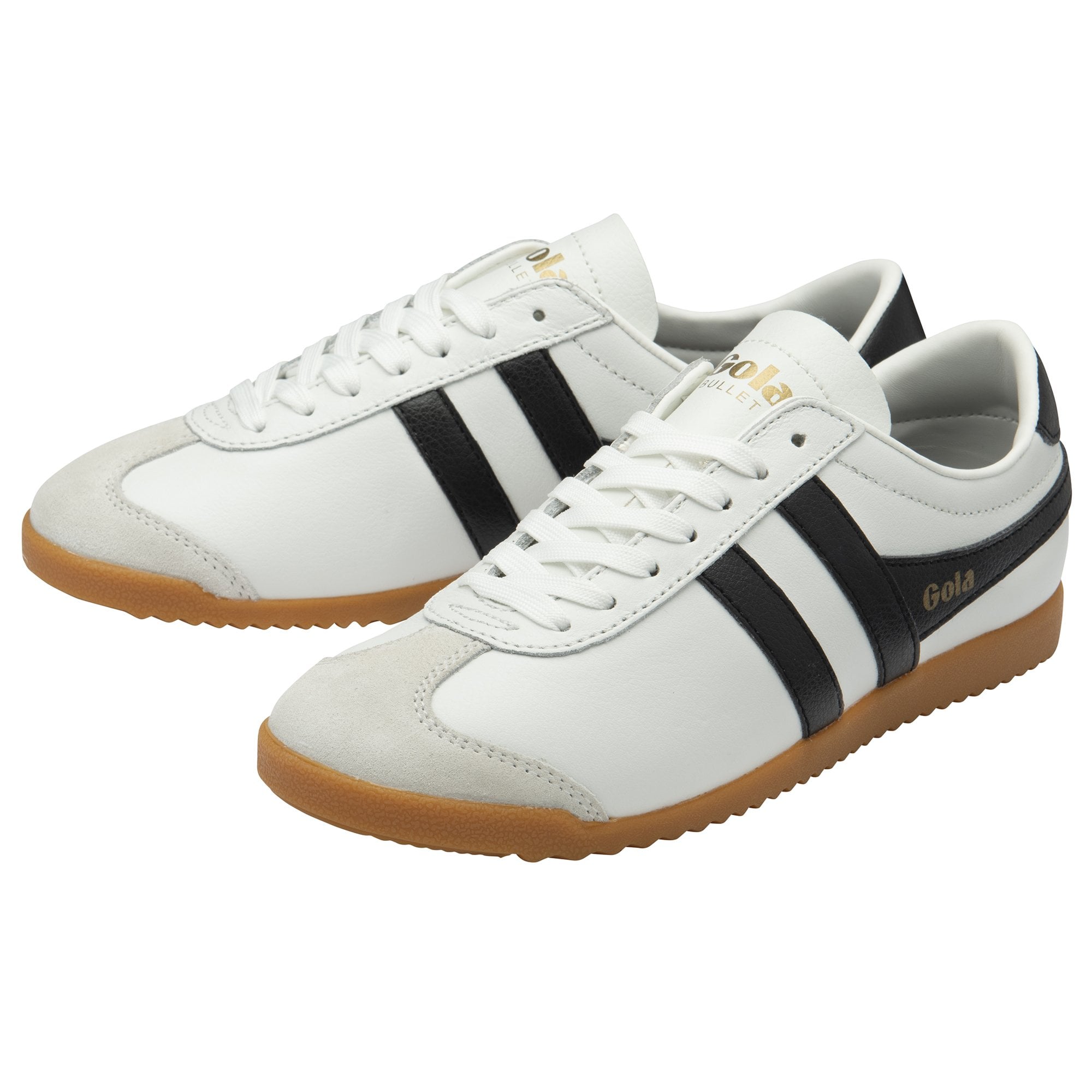 gola-bullet-leder-sneaker-damen-wei-schwarz image 3