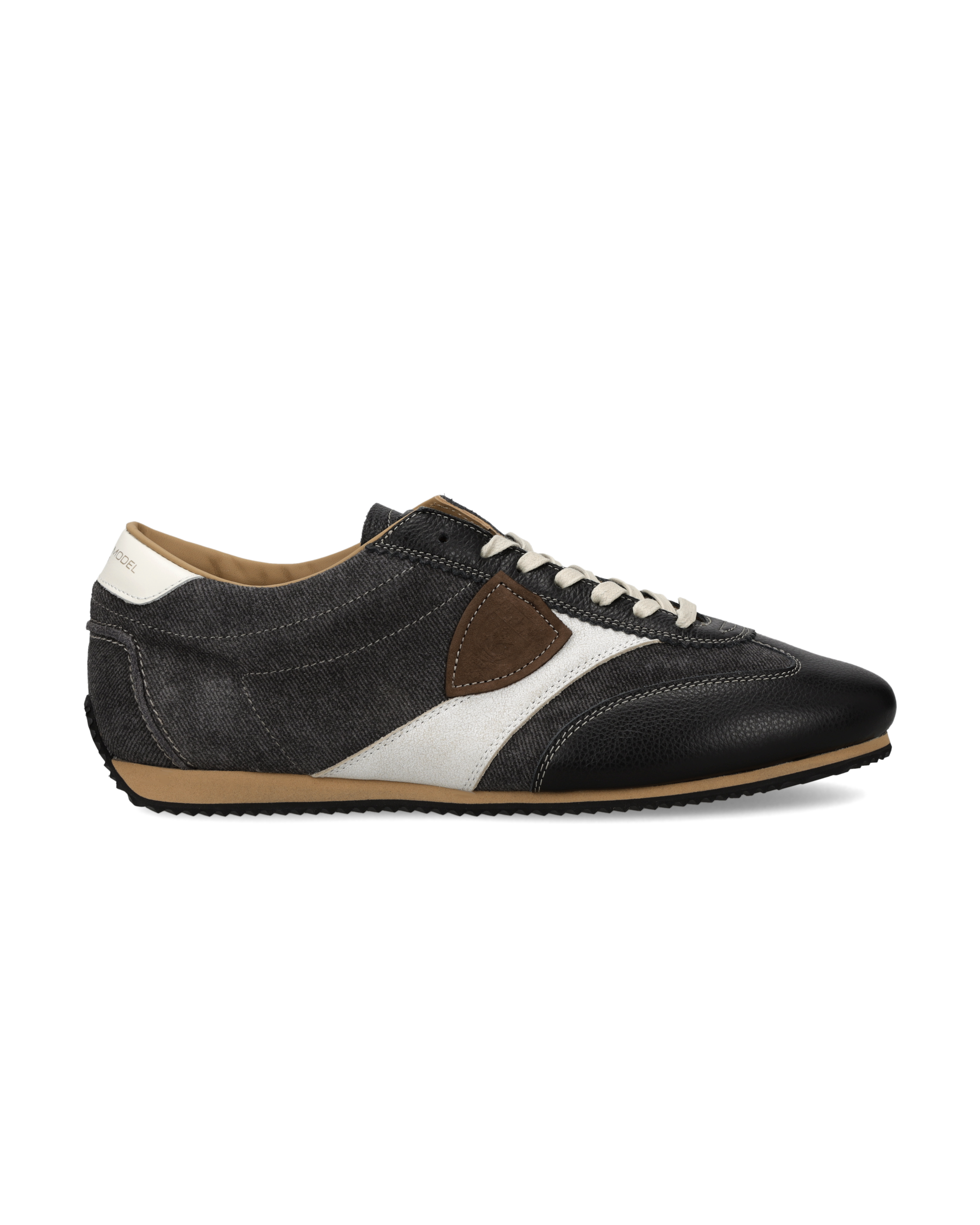 philippe-model-planche-sneaker-herren-anthrazit-grau-wei image 1