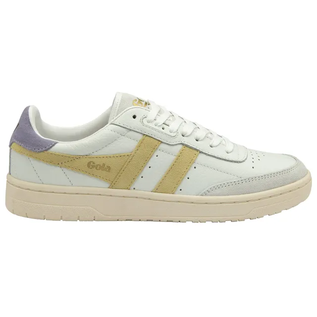gola-falcon-damen-sneaker-wei-zitrone-lavendel-leder image 1