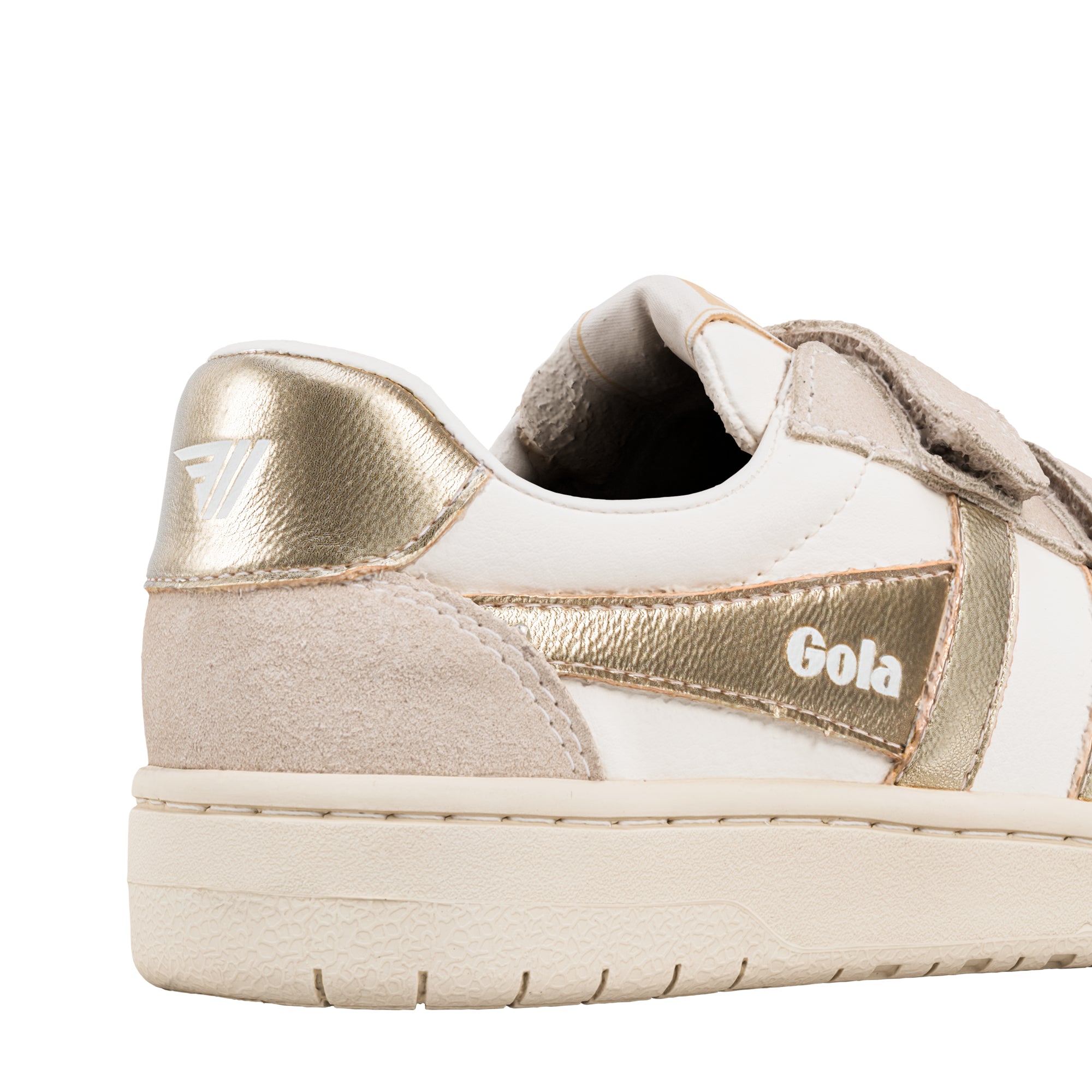 gola-hawk-mirror-strap-kinder-sneaker-creme-gold-mit-doppel-klett image 6
